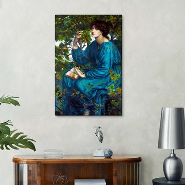 Posterlounge Leinwandbild Dante Charles Gabriel Rossetti, Tagtraum, Malerei