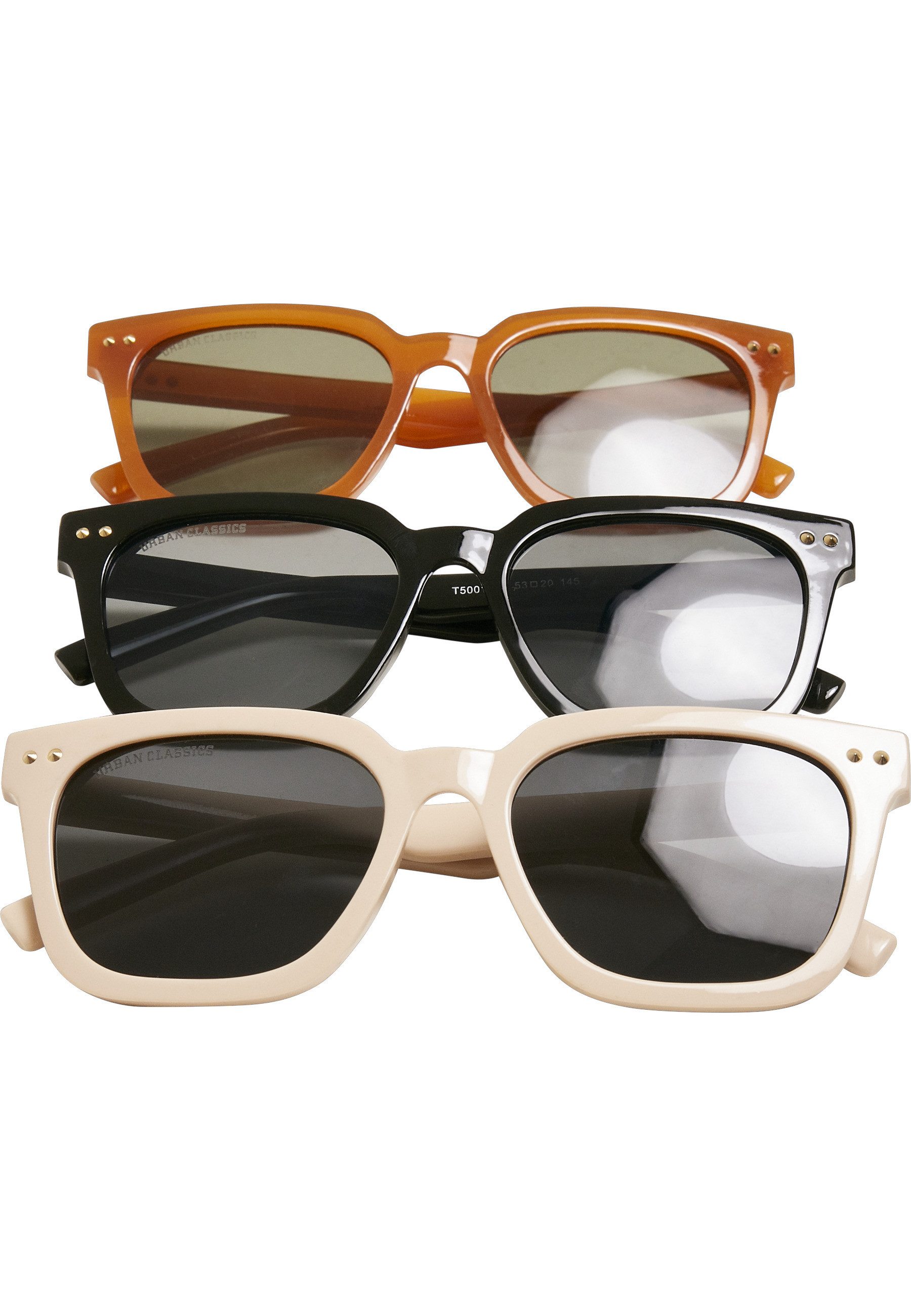 Sonnenbrille Urban Classics Unisex Sunglasses Chicago 3-Pack