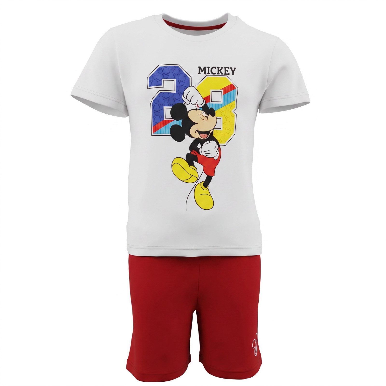 Disney Schlafanzug Disney Mickey Maus Kinder Jugend Schlafanzug Pyjama Nachtwäsche Gr. 104-122
