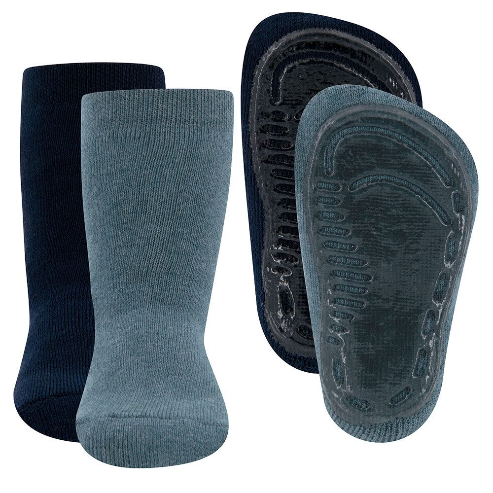Ewers ABS-Socken Stoppersocken 2er Pack Uni (2-Paar)
