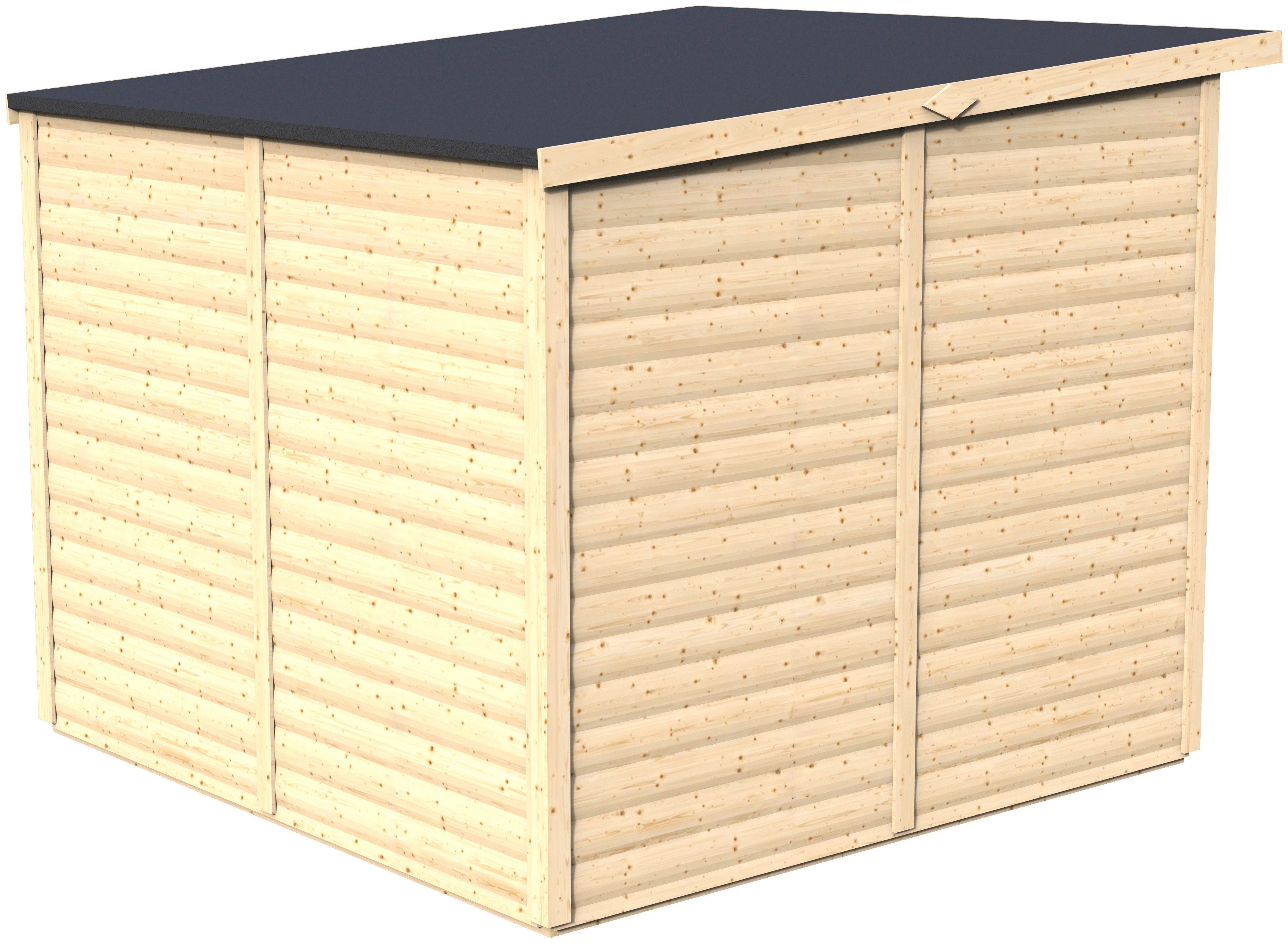 BERTILO Gartenhaus Alster 4, BxT: 251x264 cm