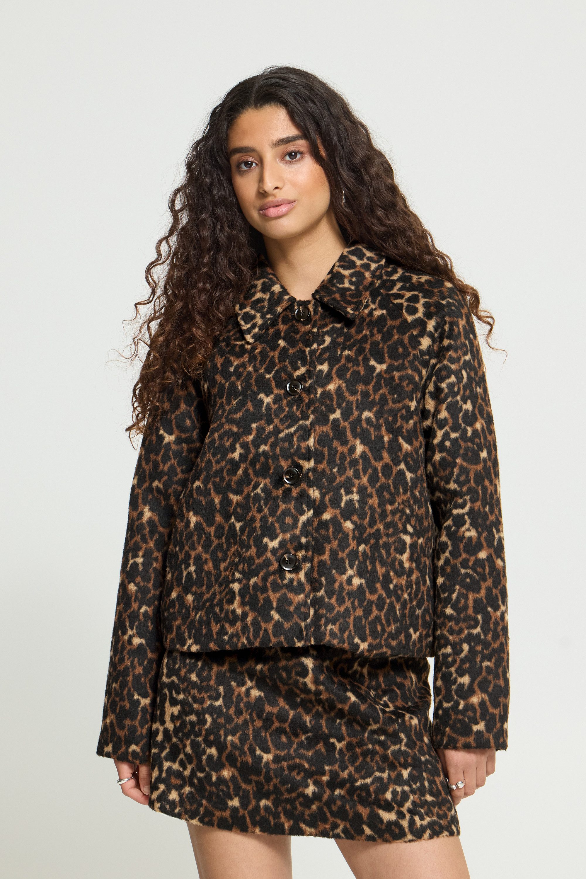 ICHI Blusenjacke Übergangsjacke IHWOOLA