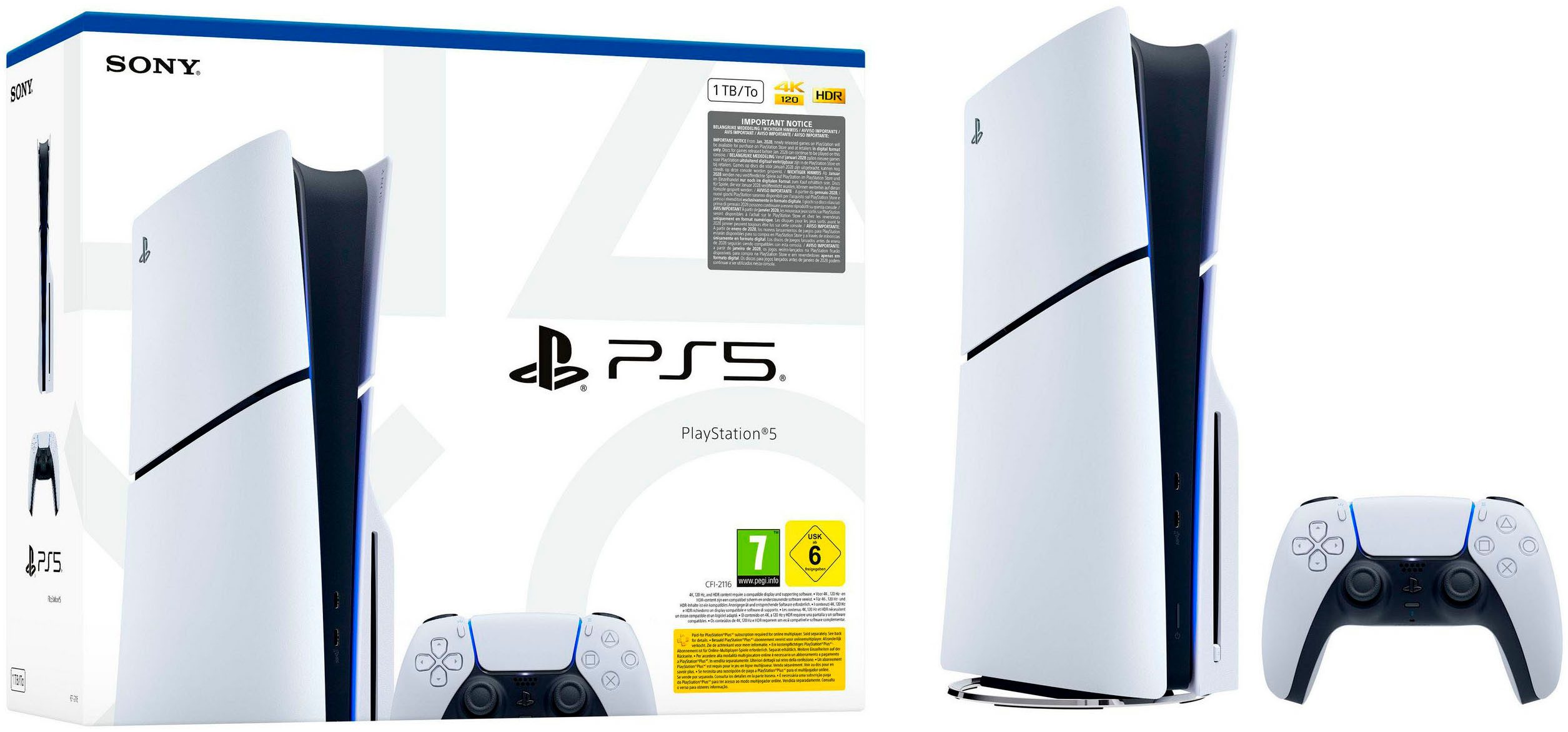 PlayStation 5 PS5 Disk Edition (Slim) inkl. NBA 2K27 1TB