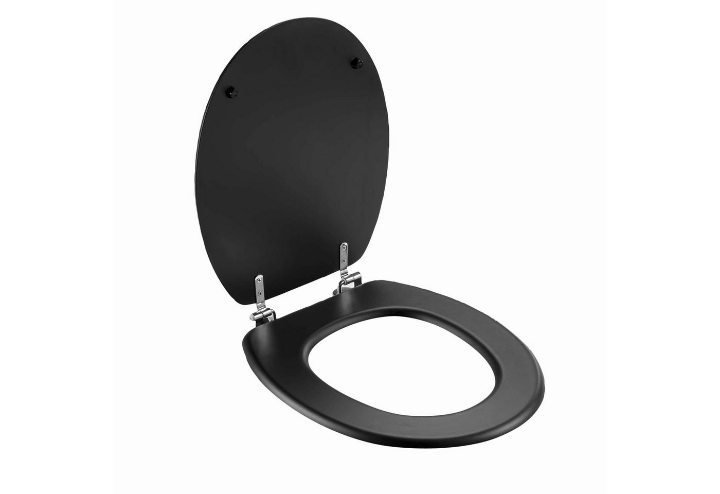 Thumbnail - dynamic24 WC-Sitz, Toilettendeckel matt mit Metallscharnieren
