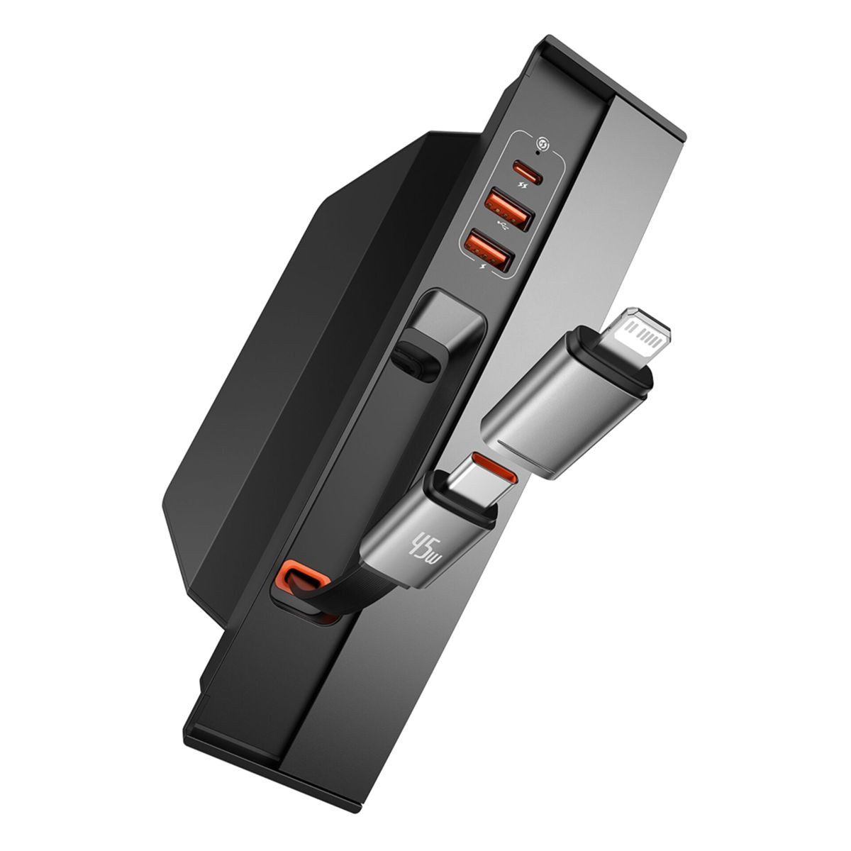 Baseus T-Space HUB für Tesla inkl Kabel USB-Ladegerät
