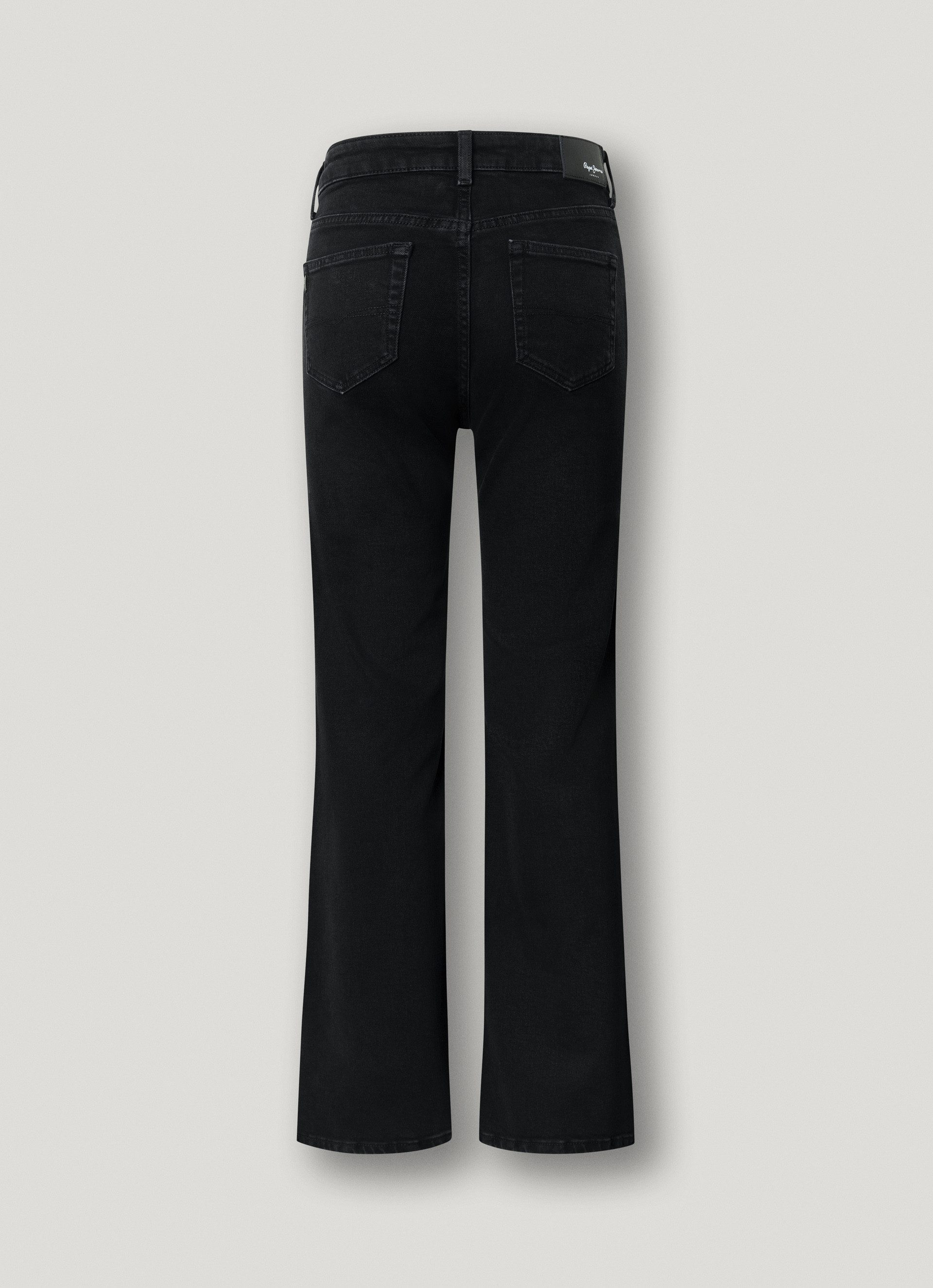 Pepe Jeans High-waist-Jeans WILLA BLK Flare Leg, mit dekorativen Nieten