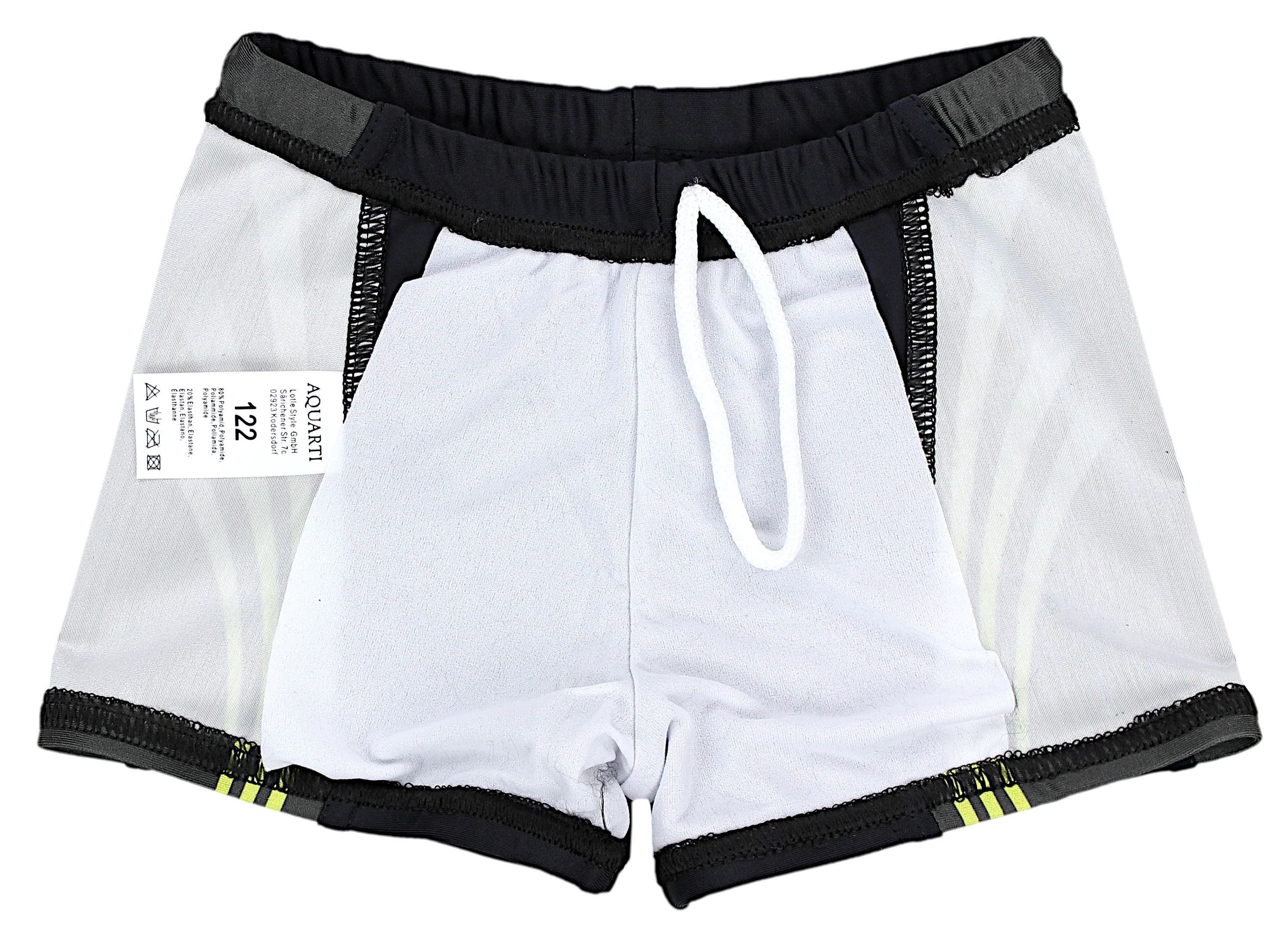 Aquarti Badehose Aquarti Jungen Schwimmhose Kontrastfarbige Einsätze