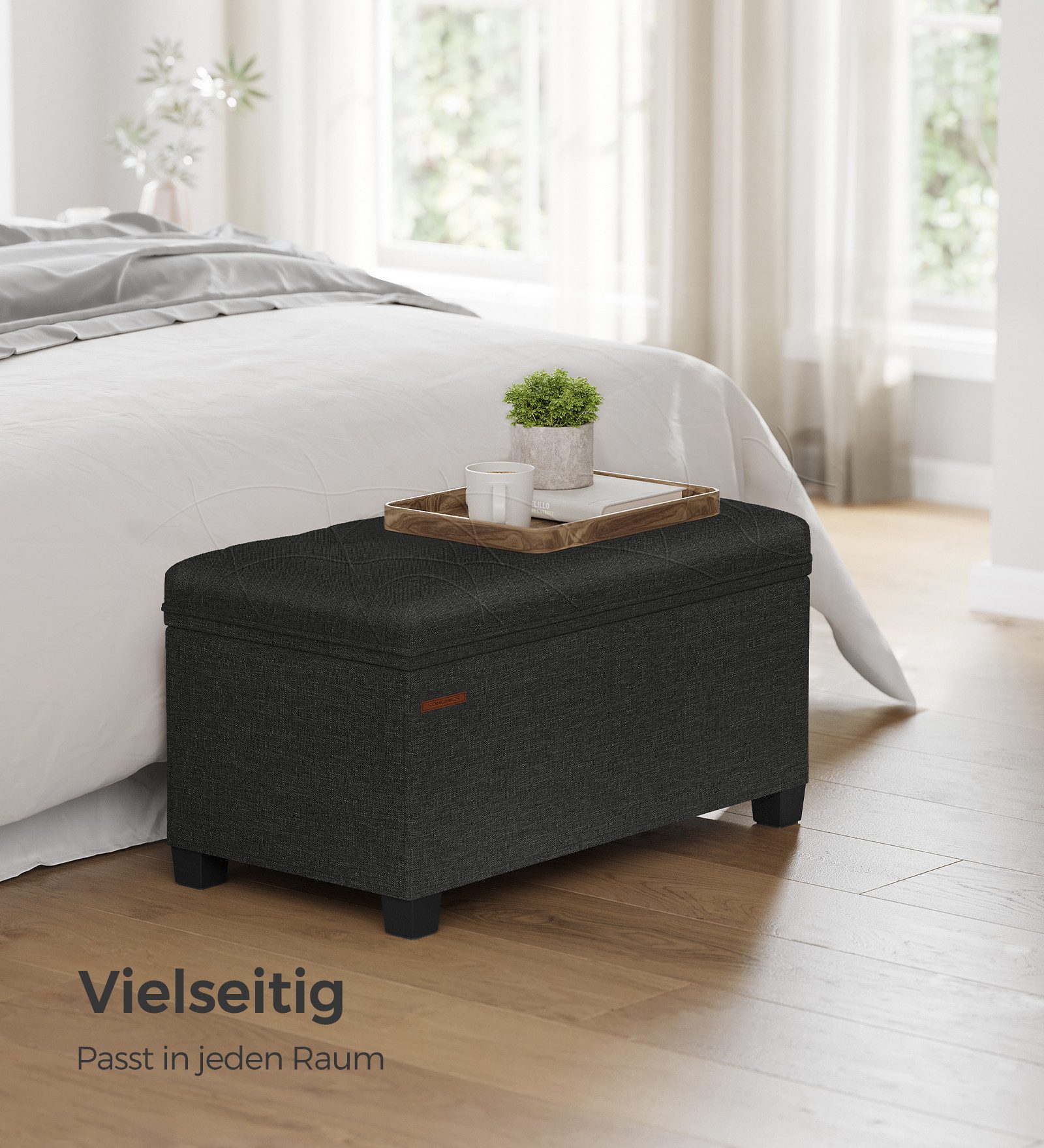 SONGMICS Sitzbank, mit Stauraum Sitztruhe Aufbewahrungsbox günstig online kaufen