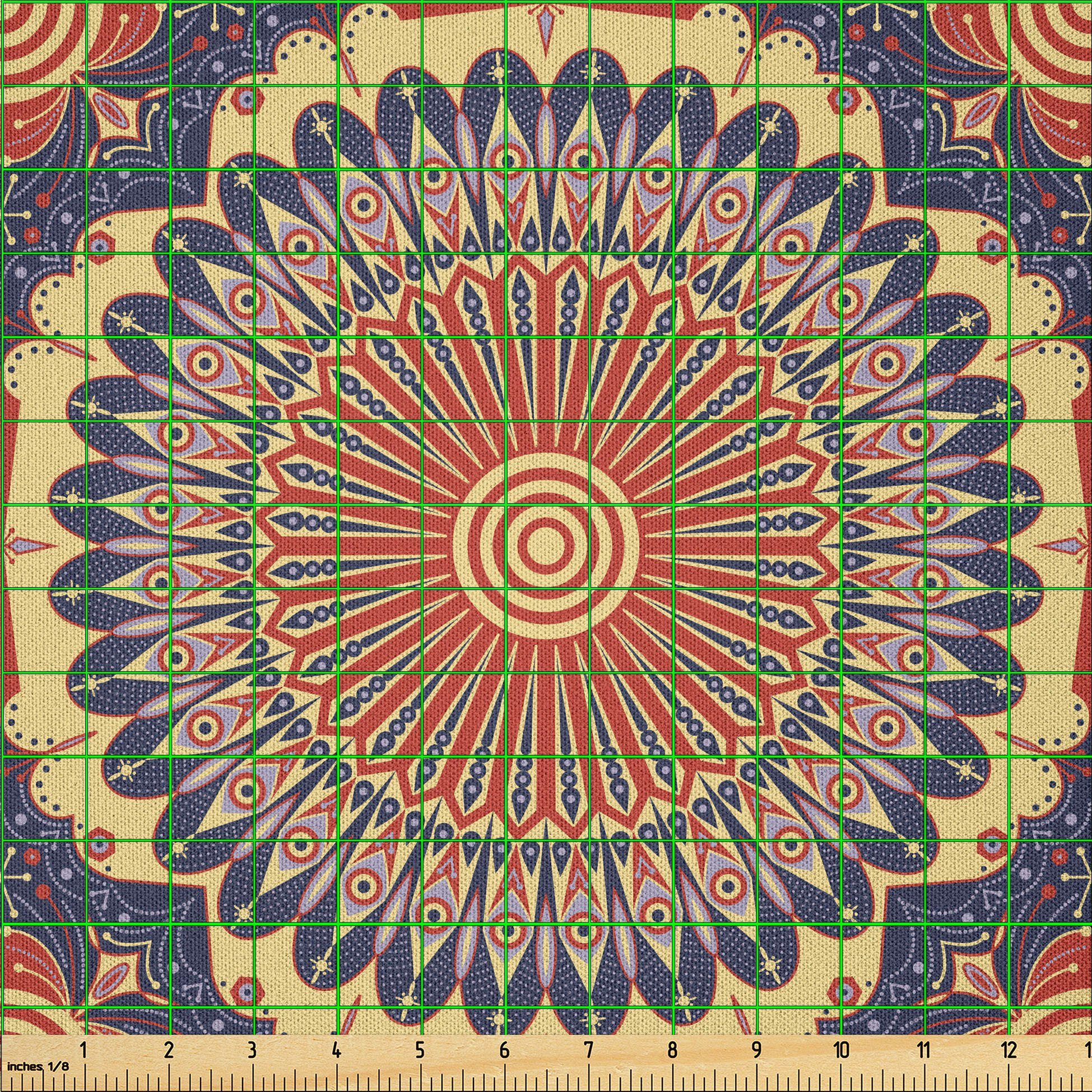 Thumbnail - Abakuhaus Stoff DIY Bastler Stoff für Dekorationszwecke, Mandala maurische Motiv