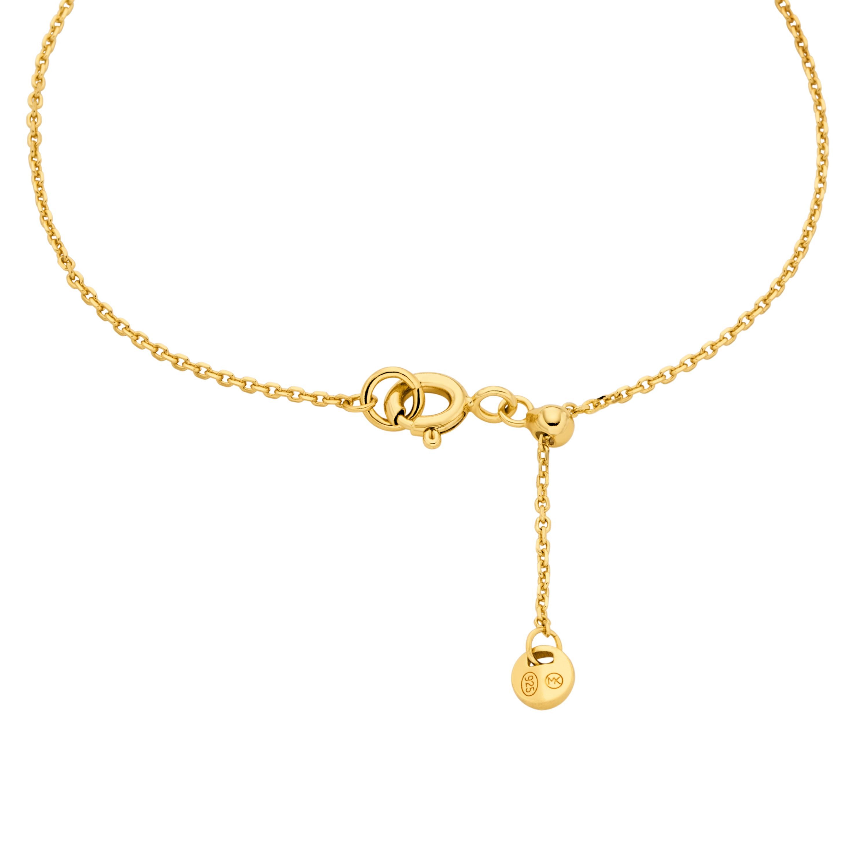 MICHAEL KORS Armband Schmuck Geschenk Silber 925 Armschmuck Herz Premium, mit Zirkonia (synth) - mit Perlmutt