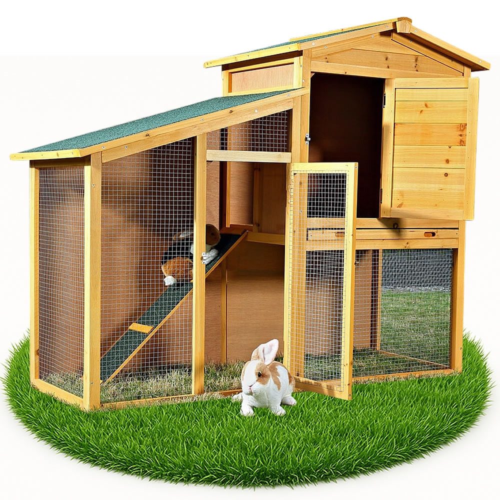 Mucola Kleintierkäfig Hasenstall Kaninchenstall Kaninchen Stall Kleintierst günstig online kaufen