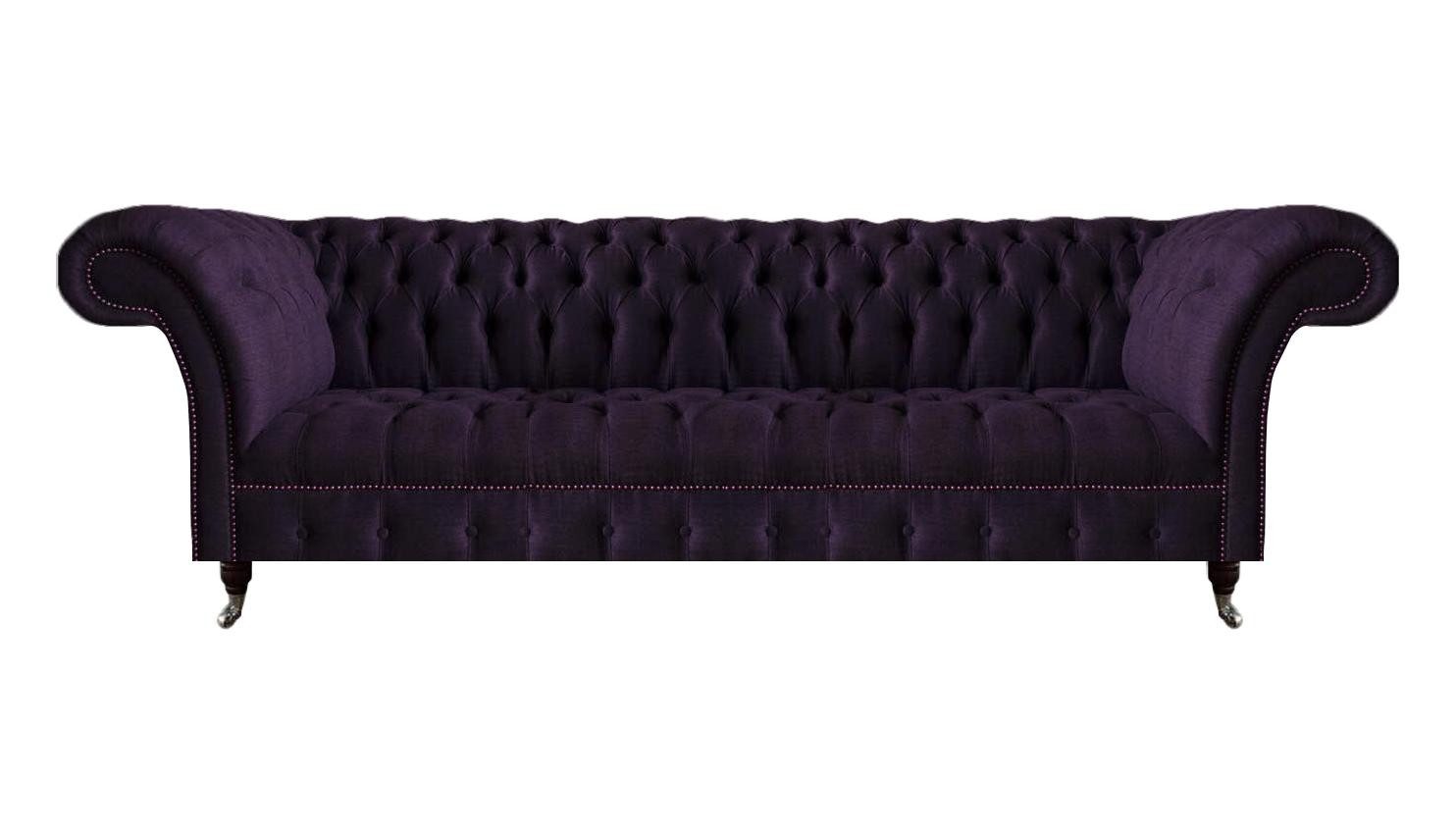 Xlmoebel Big-Sofa Violette Viersitzer-Sitzgarnitur Polstermöbel Wohnzimmer Einrichtung, Hergestellt in Europa