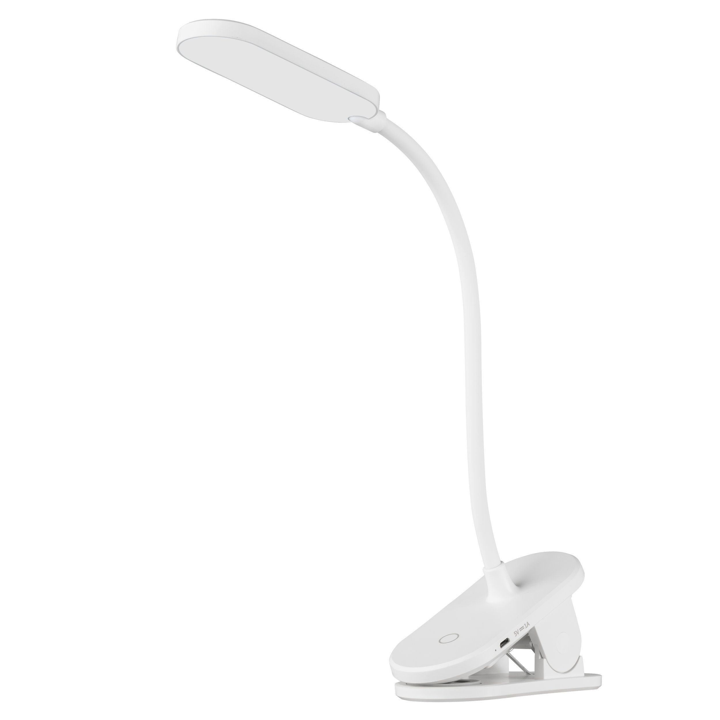EGLO LED Klemmleuchte Raizal, Leuchtmittel inklusive, LED Klemmleuchte dimmbar weiß 170lm