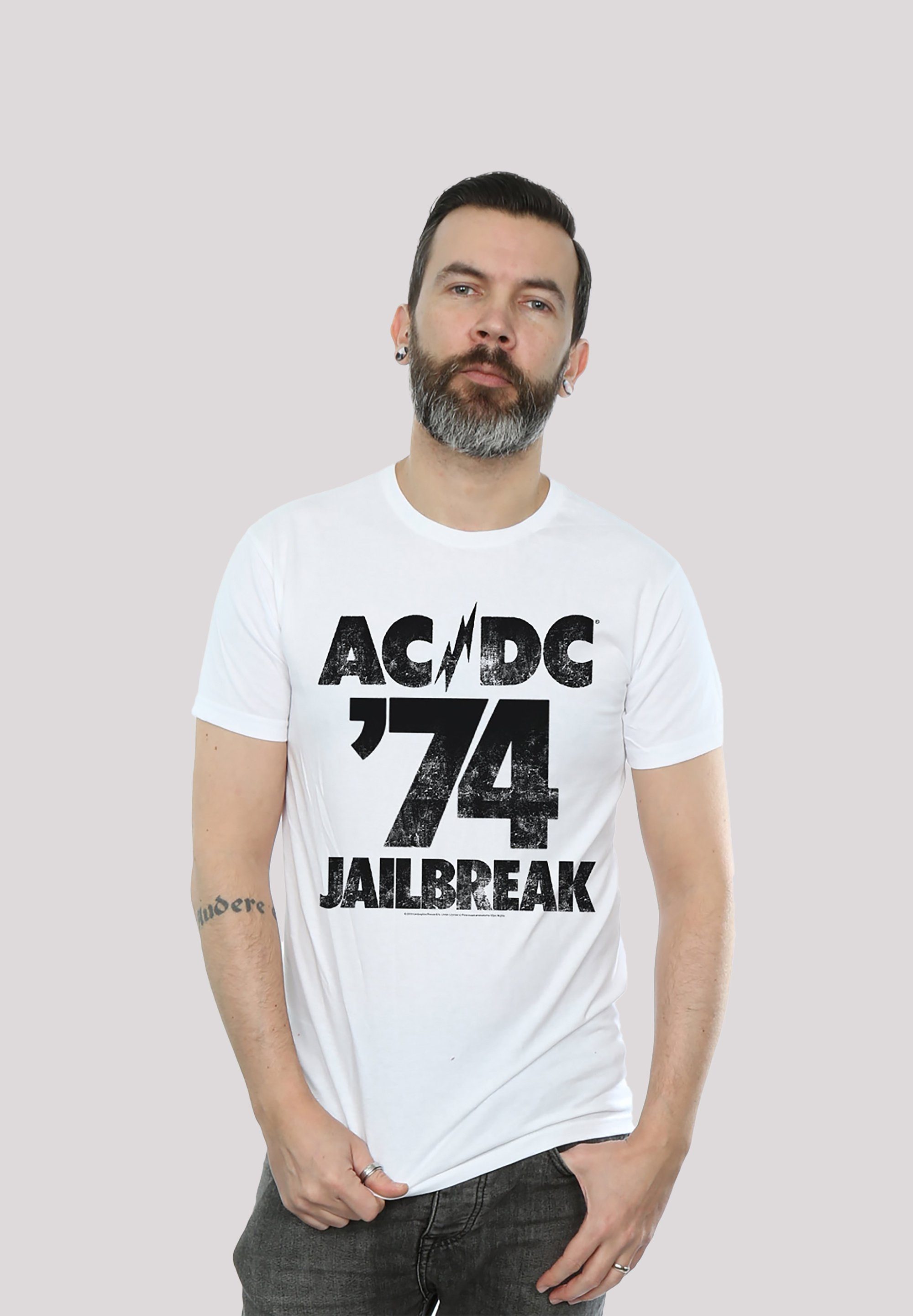 ACDC & Print Kinder F4NT4STIC Herren 74 für Jailbreak T-Shirt