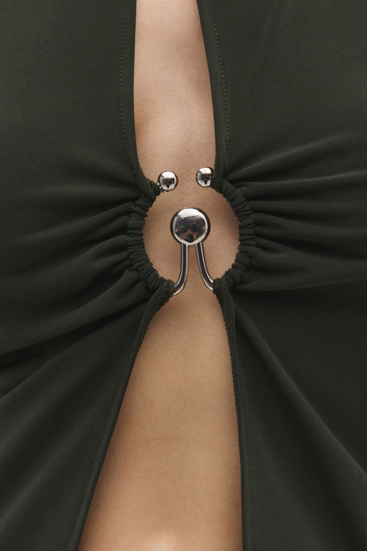 No Matter What Blusentop Neckholderbluse mit V-Ausschnitt