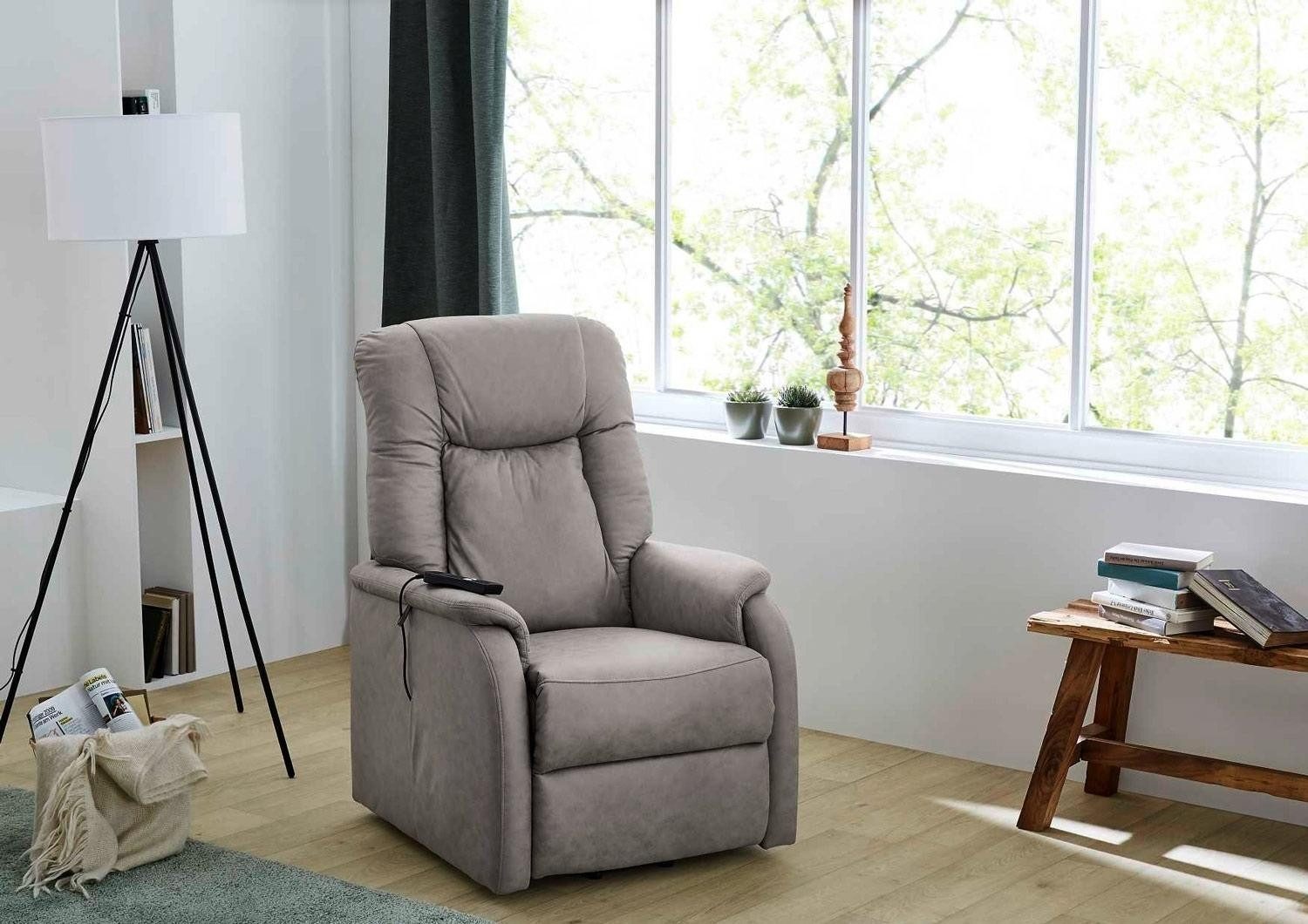 Procom Relaxsessel FÜRTH, Schlammfarben, Mikrofaser, Relaxfunktion, günstig online kaufen