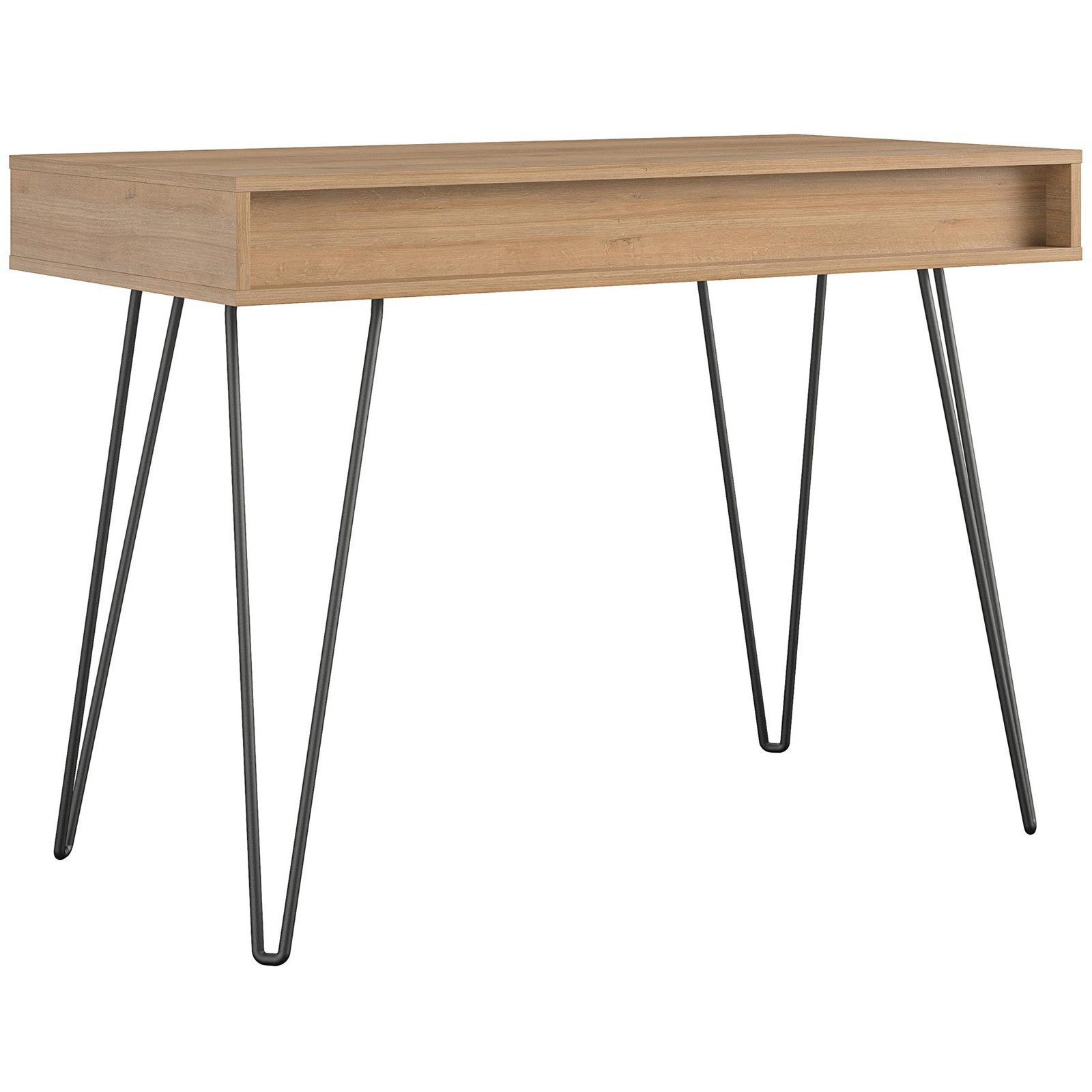 loft24 Schreibtisch Harmony - Arbeitstisch Bürotisch Computertisch PC Tisch Schreibpult, mit Schublade, Hairpin Tischbeine, Breite 78 cm