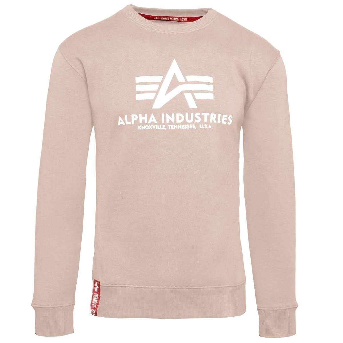 Sweater Alpha Sweatshirt Herren rosa Basic Industries