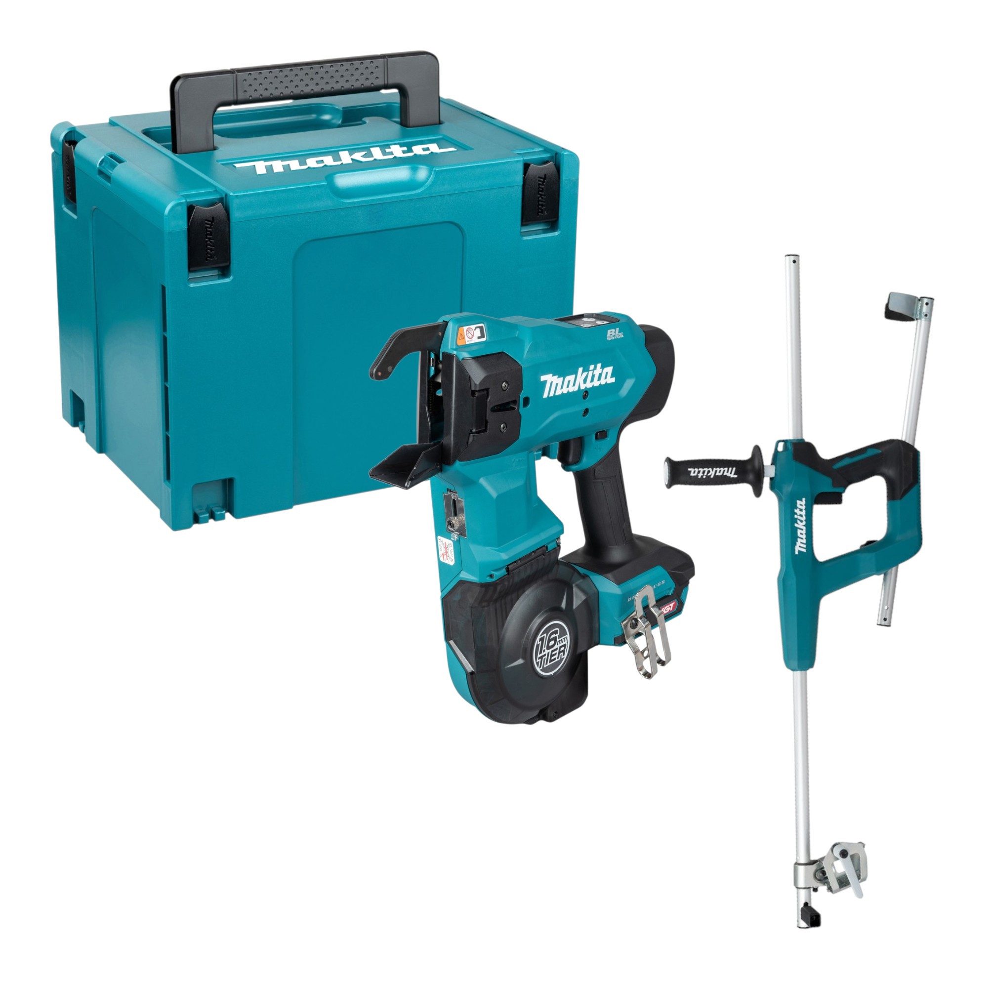 Makita Elektrowerkzeug-Set TR 001 GZ02 Akku Bewehrungsverbinder 40 V max. 1,6 mm Brushless