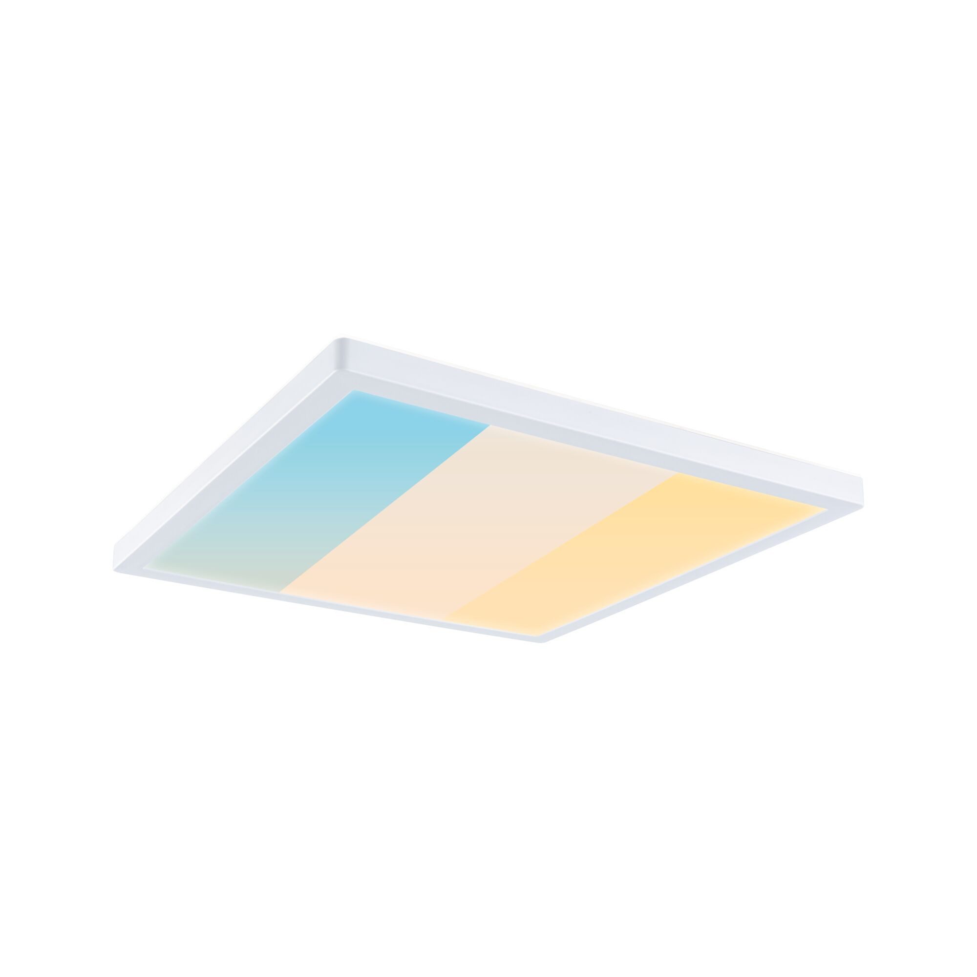 Paulmann LED Panel Atria Shine 3000K IP44 White Select eckig, LED fest integriert, Tageslichtweiß, Farbwechsler
