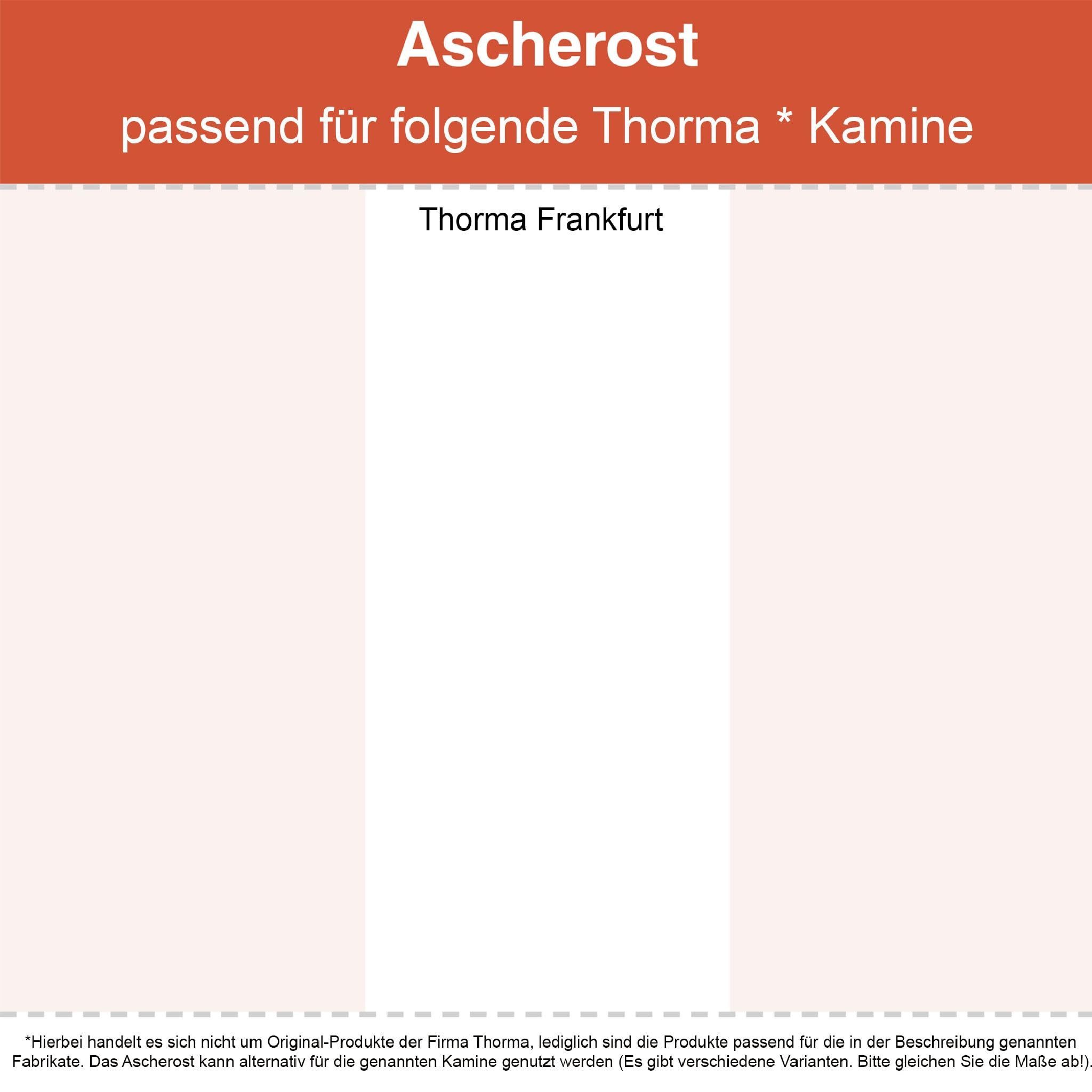 Feuerfest 123 GmbH Grillrost Kaminrost / Ascherost 283x164x10mm passend für Thorma Frankfurt**