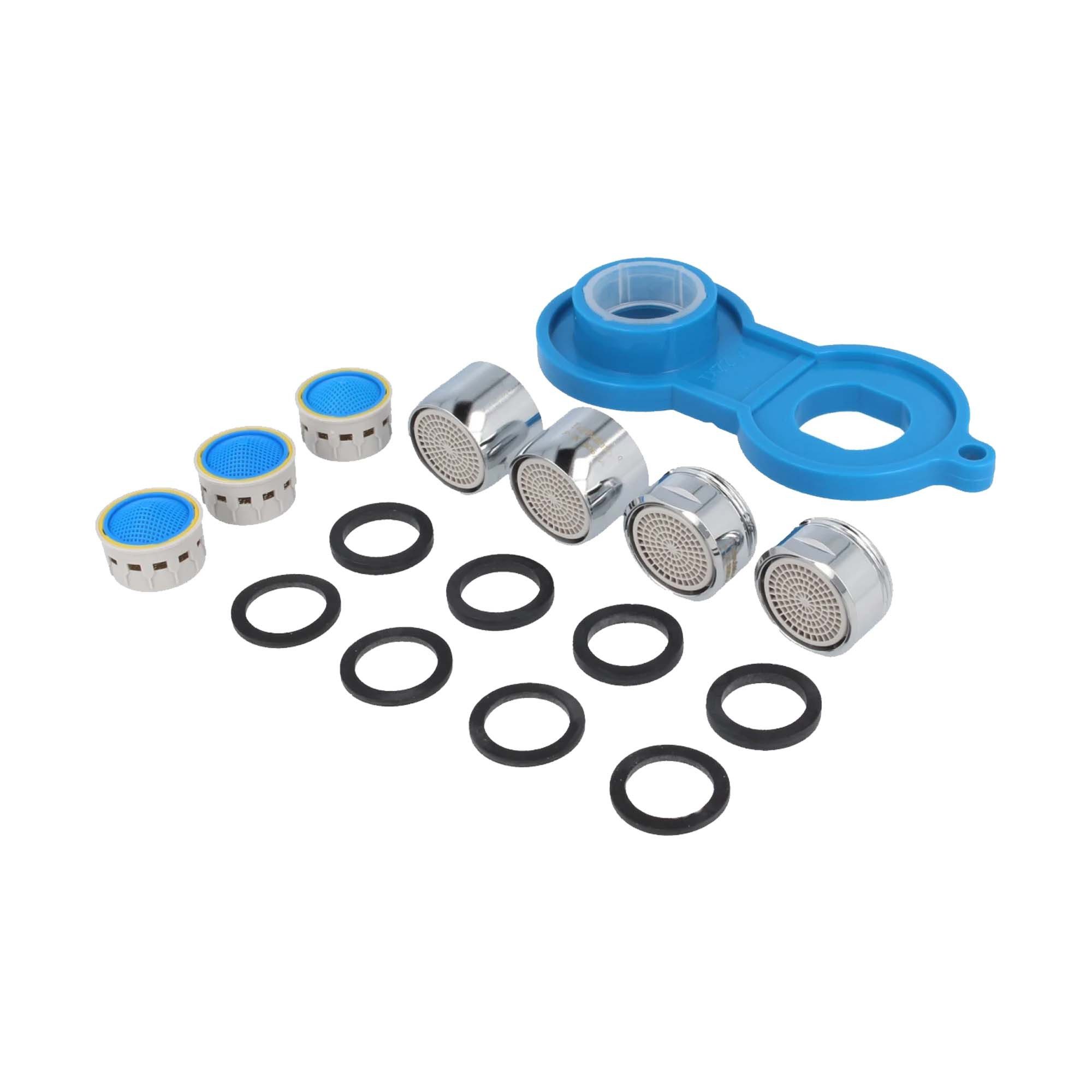 tecuro Strahlregler LongLife Strahlregler-Set, 8-teilig, mit Montageschlüssel