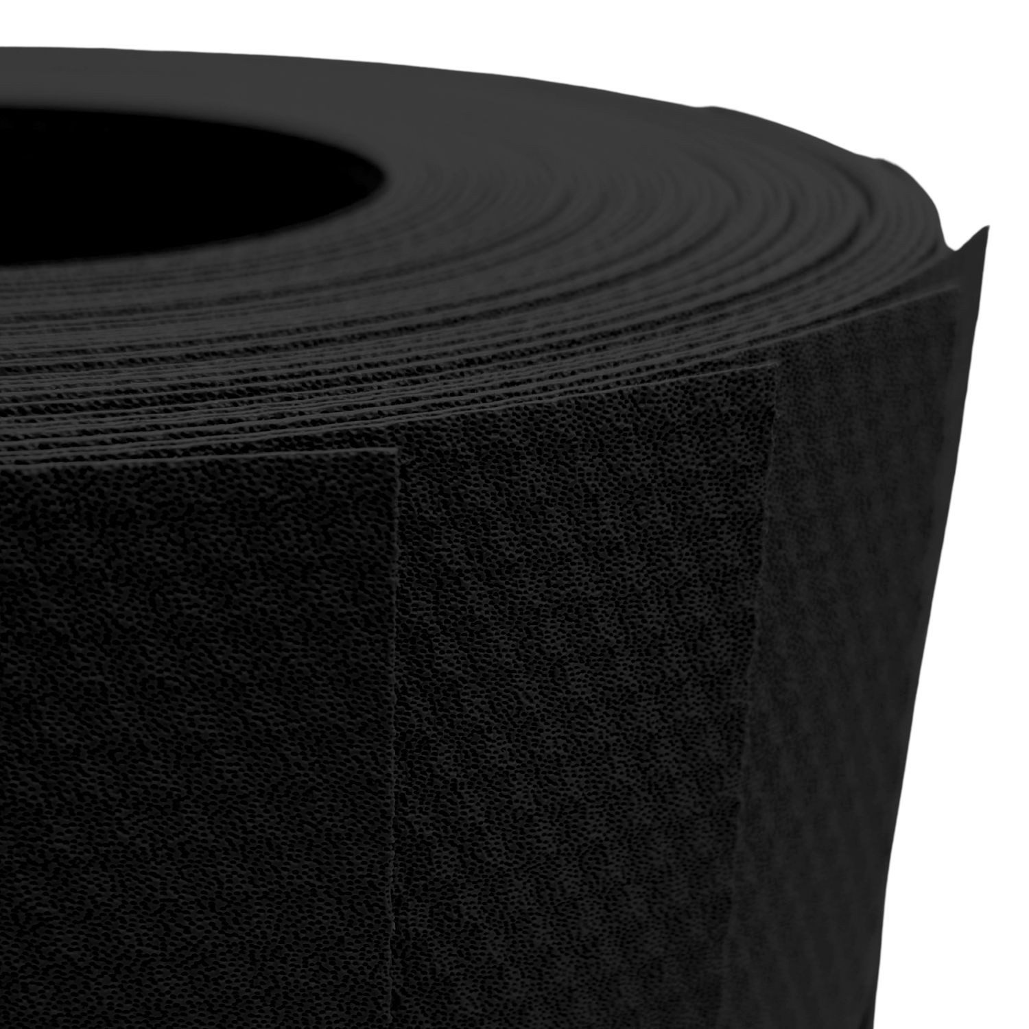 zaunzu Sichtschutzstreifen Delux-P Einzelstreifen Wabenstruktur Schwarz 10x 2,55m, (10 Streifen, 5 Jahre Garantie), Farbecht und umweltfreundlich