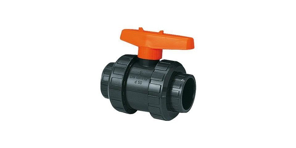 Absperrventil Setma Klebe-Kugelhahn Ø 3,2 cm/grau, mit