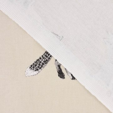 Prestigious Textiles Stoff Dekostoff Baumwolle Digitaldr. Cub Canvas Füchse beige schwarz 140cm