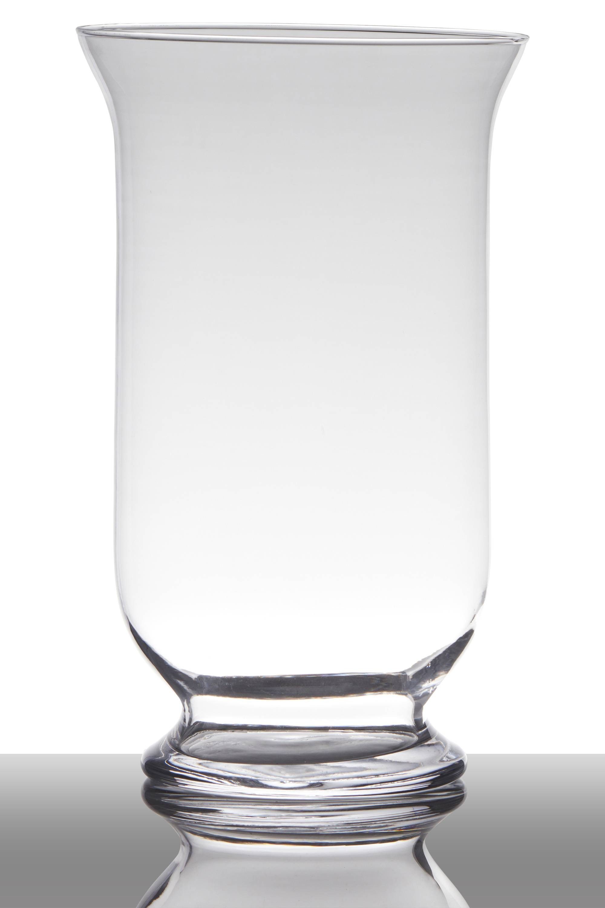 INNA-Glas Kerzenhalter Teelichtglas Glas LEA auf Standfuß, Zylinder