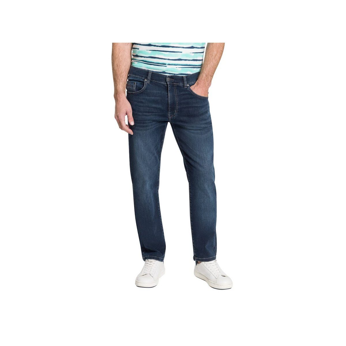 Pioneer Authentic Jeans Stoffhose dunkel-blau (1-tlg)