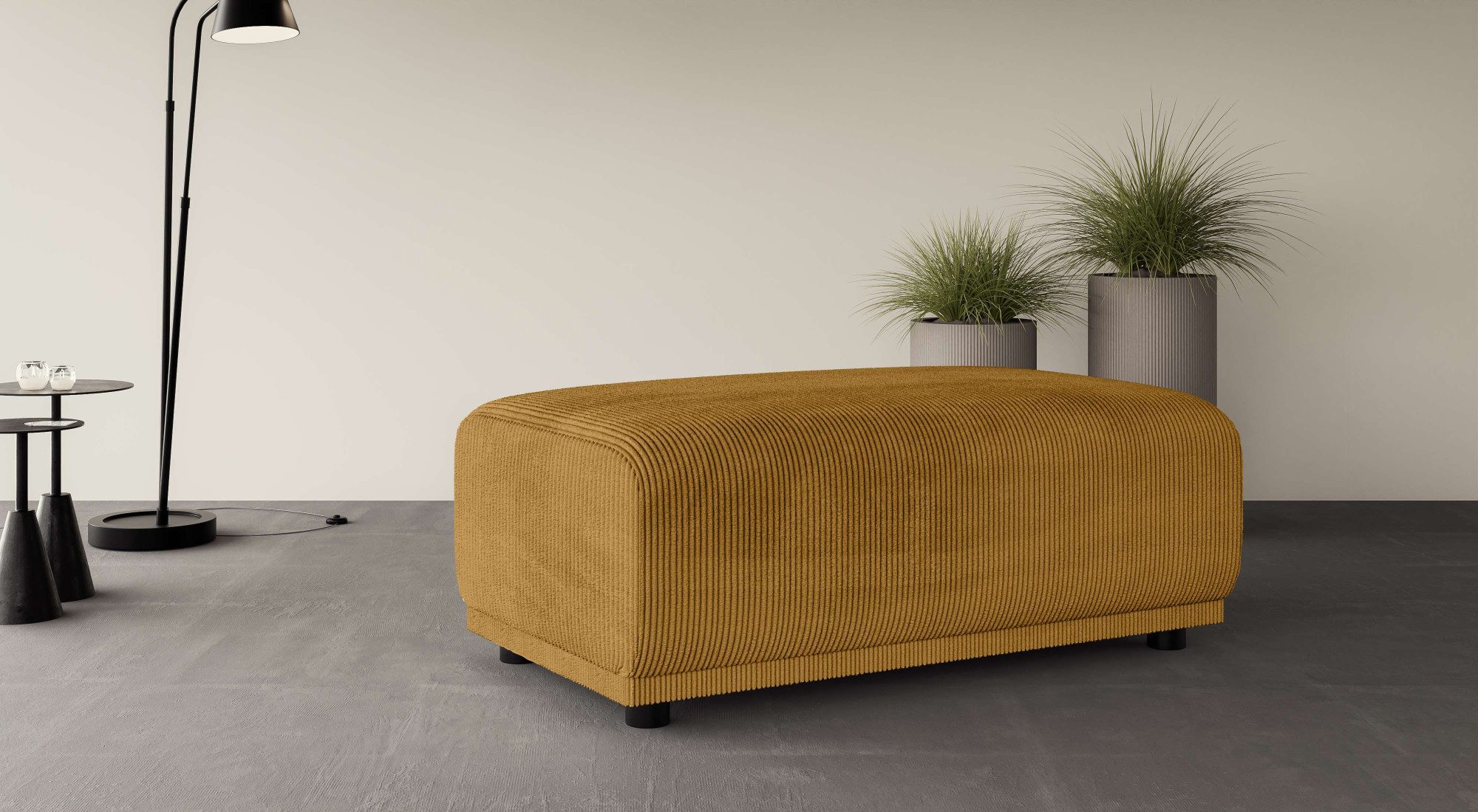 Home affaire Polsterhocker TAMMO, passend zur Serie, auch in Cord und Bouclé