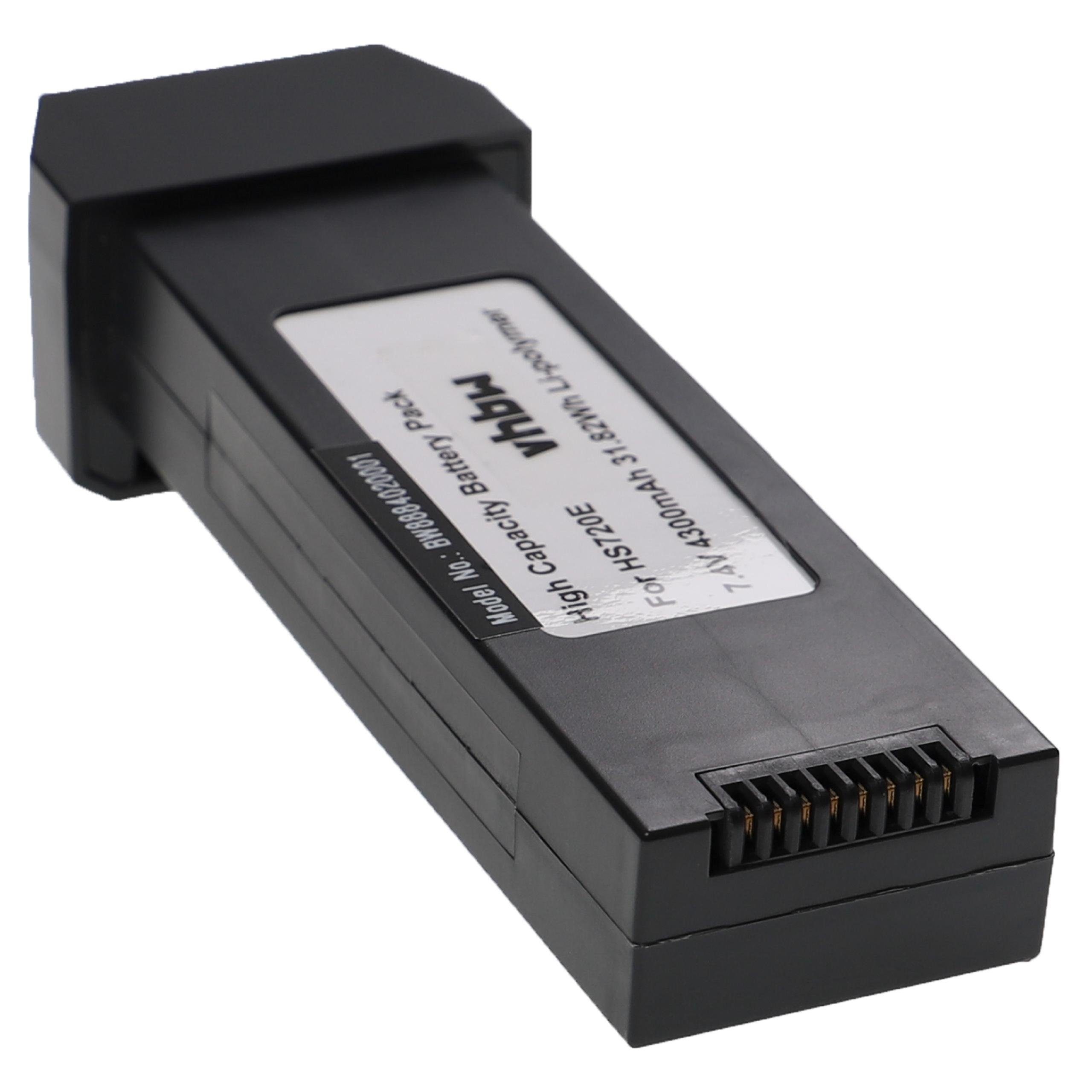 vhbw Akku passend für Holy Stone HS720, HS720E Drohne / Modellbau Drohne Drohnen-Akku Akku Li-Polymer 4300 mAh (7,4 V, 1 St), Leistungsfähiger Austausch-Akku für Drohne, Wiederaufladbar, Jede