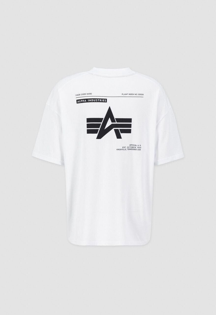 Alpha Industries T-Shirt - lässiges weites Oversized Shirt mit Backprint - Logo BP T
