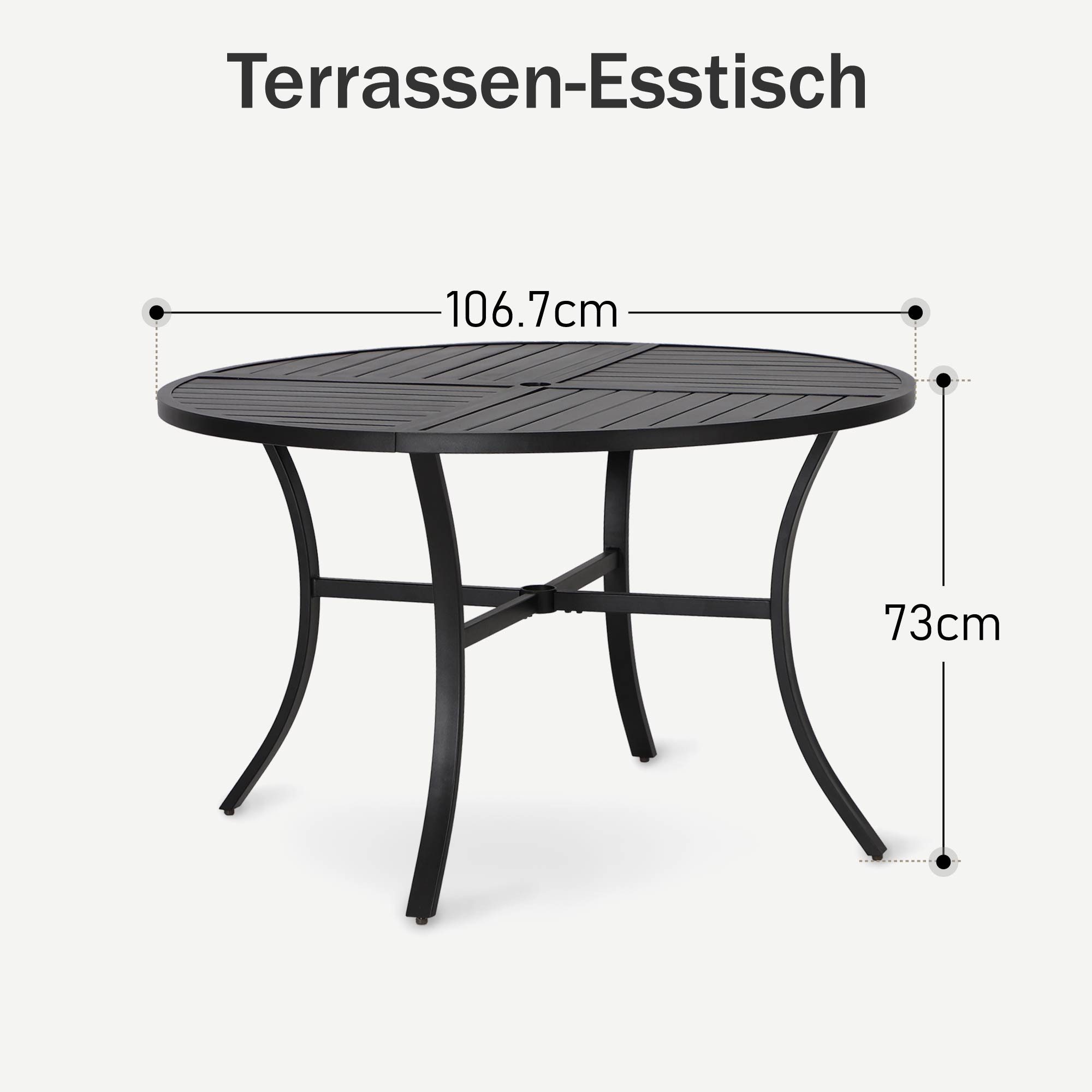 PHI VILLA Gartentisch (für Veranda Balkon günstig online kaufen