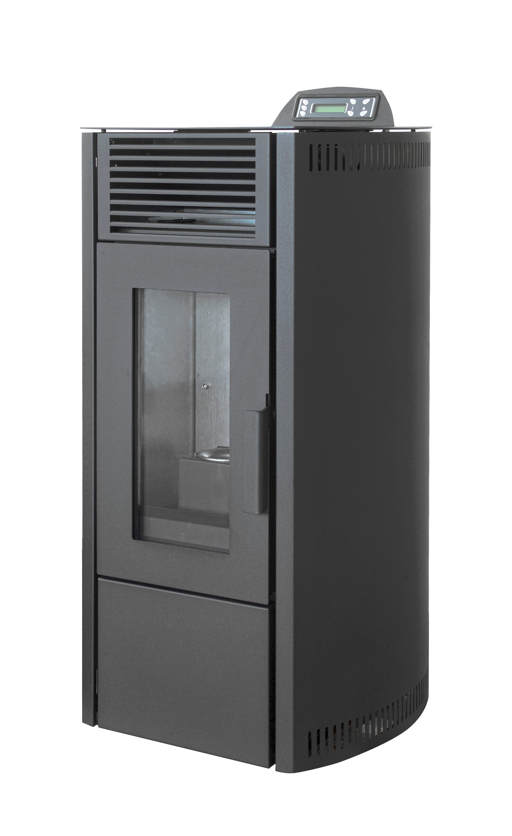 ROWI Pelletofen 8 kW - HPO 8/1 EASY II schwarz, 7,7 kW, Smart Home ready