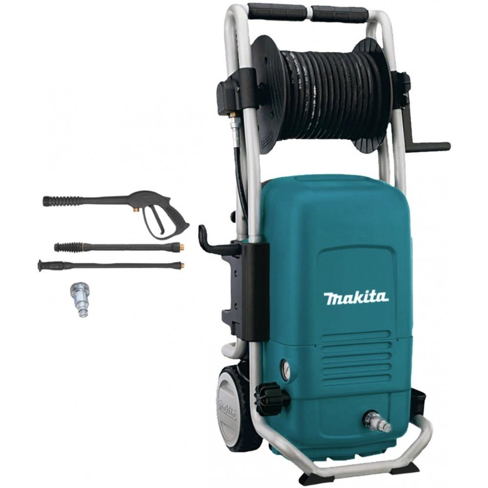 Makita Hochdruckreiniger HW140 - Hochdruckreiniger - blau/schwarz, Druck max: 140 bar, 2300 W