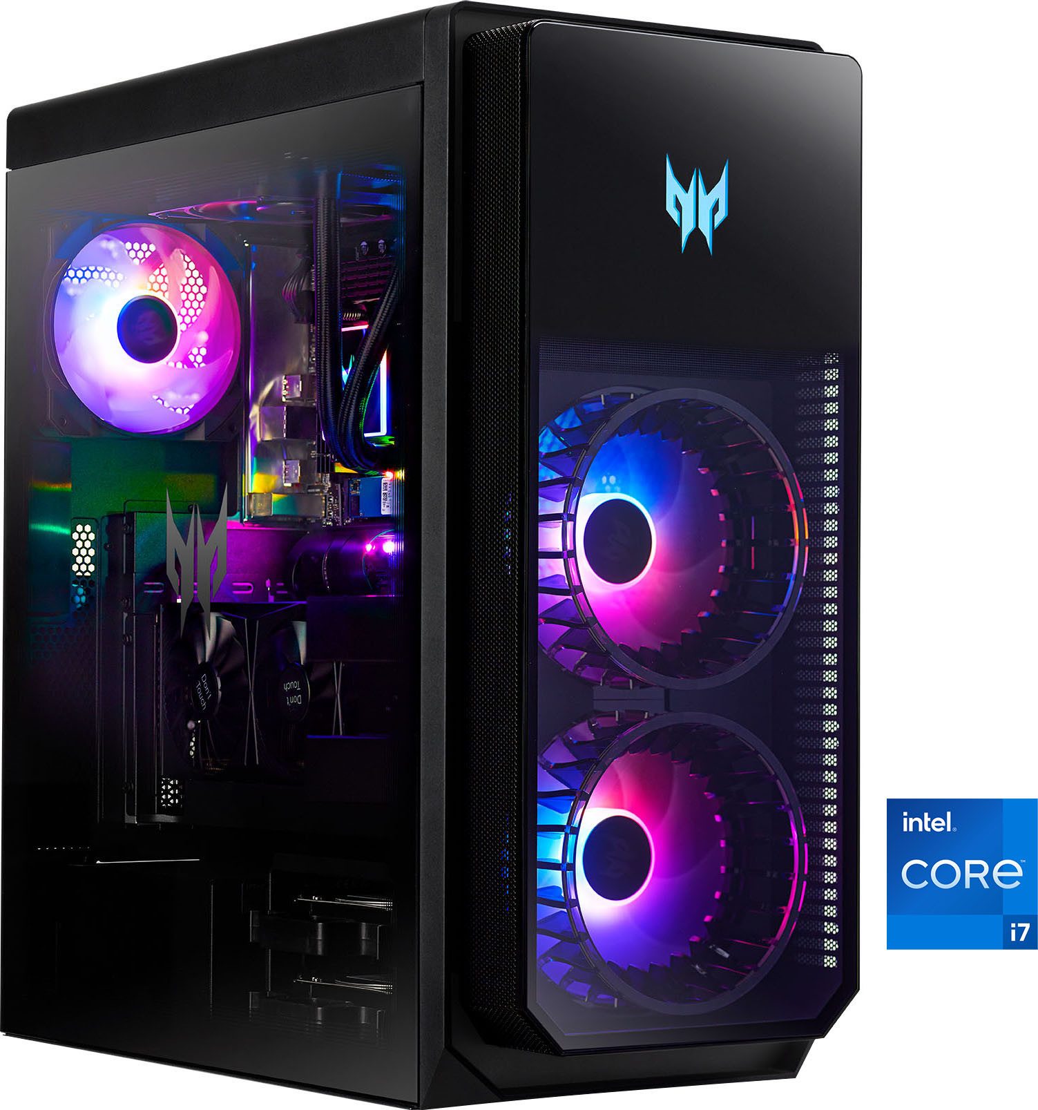 Acer Predator Orion 7000 (PO7-655) Gaming-PC (Intel Core i7 14700KF, GeForce RTX 4090, 32 GB RAM, 1000 GB SSD, Luftkühlung)