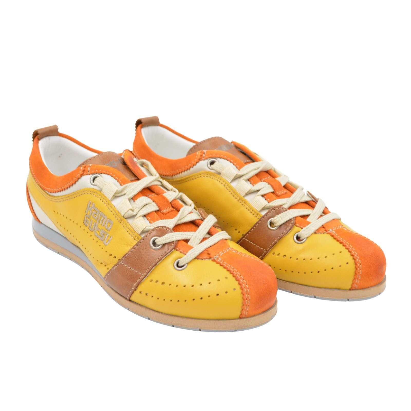 Kamo-Gutsu Kamo-Gutsu Arancio + Tuorlo Sneaker Wechselfussbett