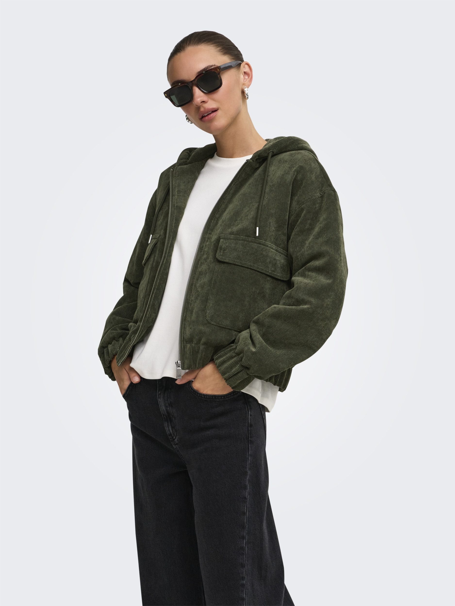 ONLY & SONS Langjacke ONLSUVA CORDUROY PAD SHORT JACKET C 209492 Kalamata – Bild 4 von 5