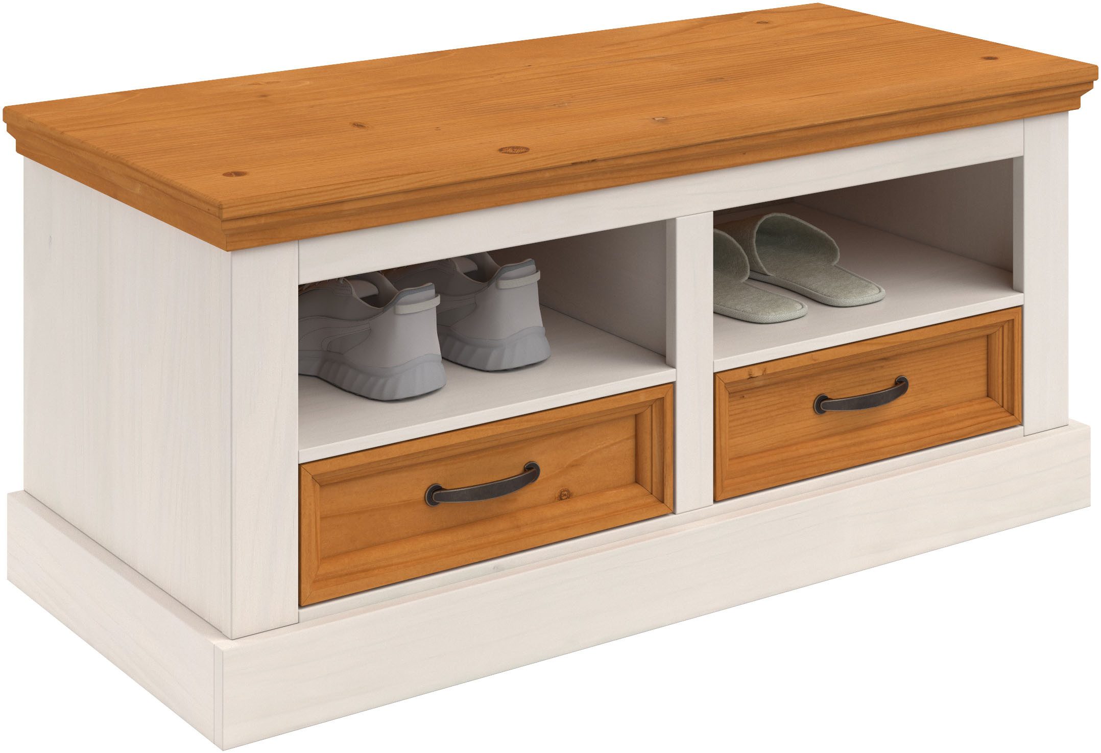 OTTO home Bank Selma, mit Stauraum und 2 Schubkästen, Breite 100 cm