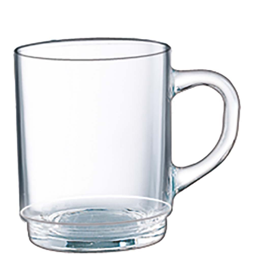 Arcoroc Becher Salzburg, Glas gehärtet, Teeglas Glühweinglas 250ml Glas gehärtet transparent 24 Stück