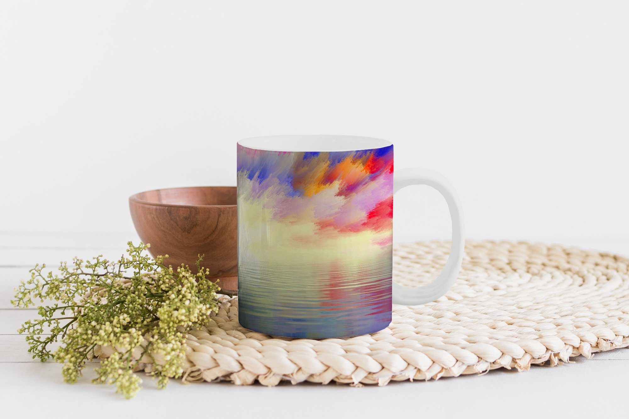 Keramik, Becher, Himmel Geschenk Farben Tasse MuchoWow - Kaffeetassen, Teetasse, - Sommer, Teetasse,