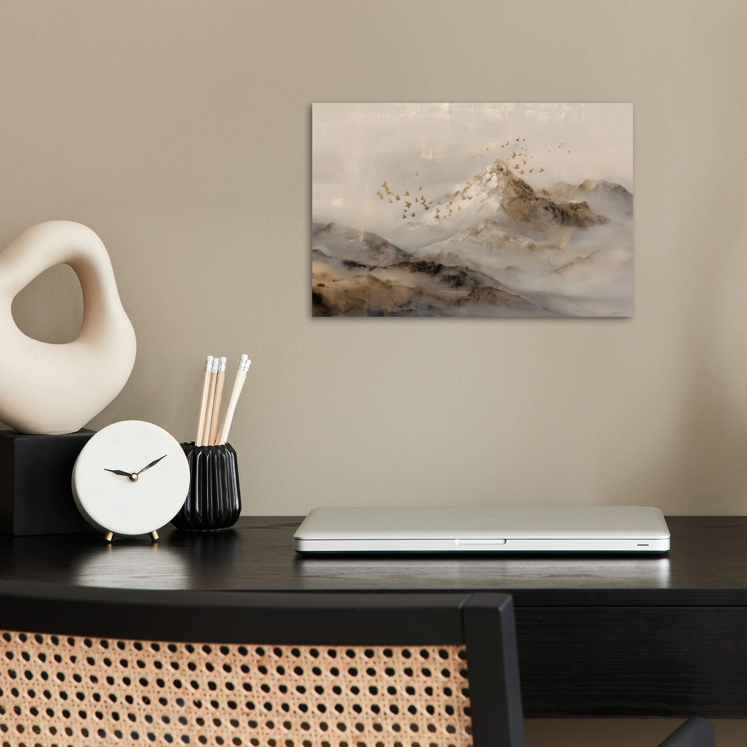 MuchoWow Poster Berglandschaft - Nebel - günstig online kaufen