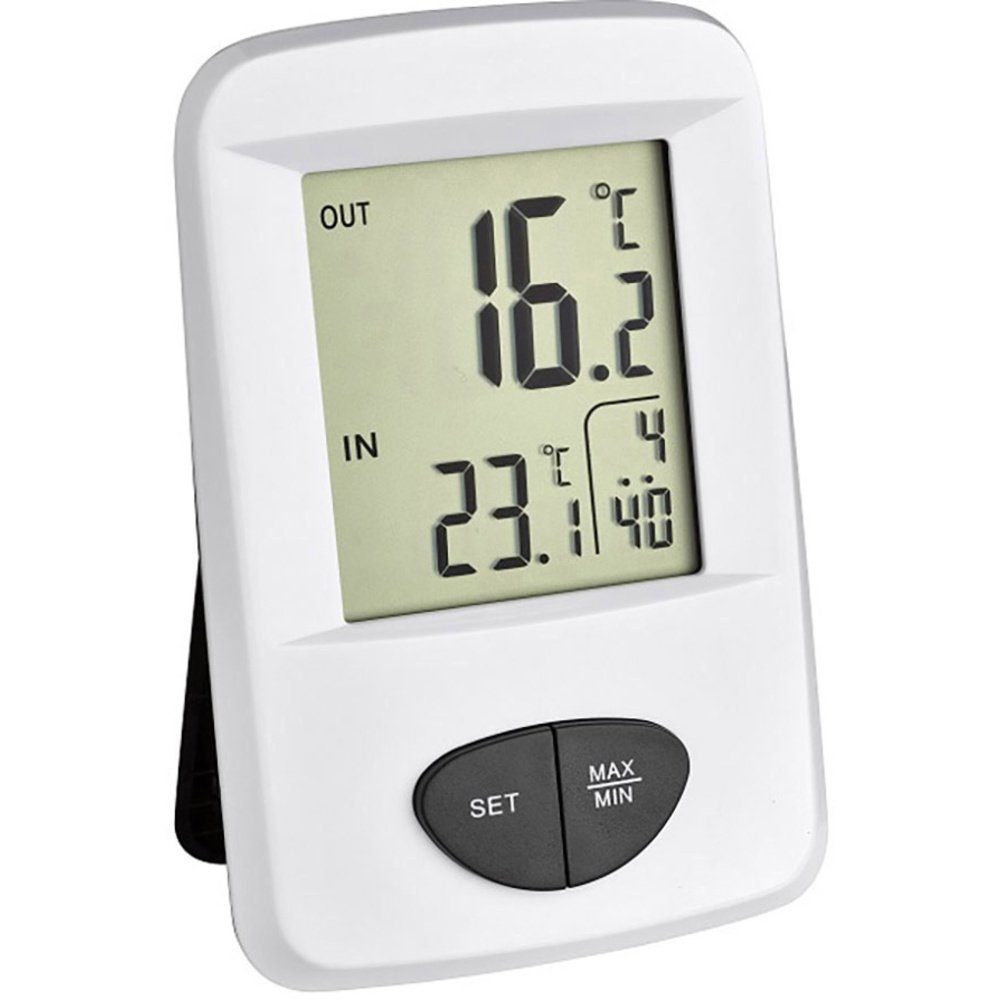 TFA Dostmann Hygrometer TFA Dostmann Base Funk-Thermometer Weiß 30.3061.02