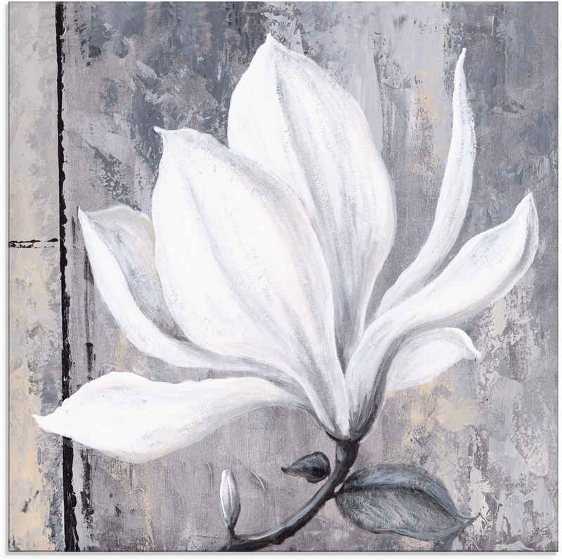 Artland Glasbild »Klassische Magnolie«, Blumen (1 St)