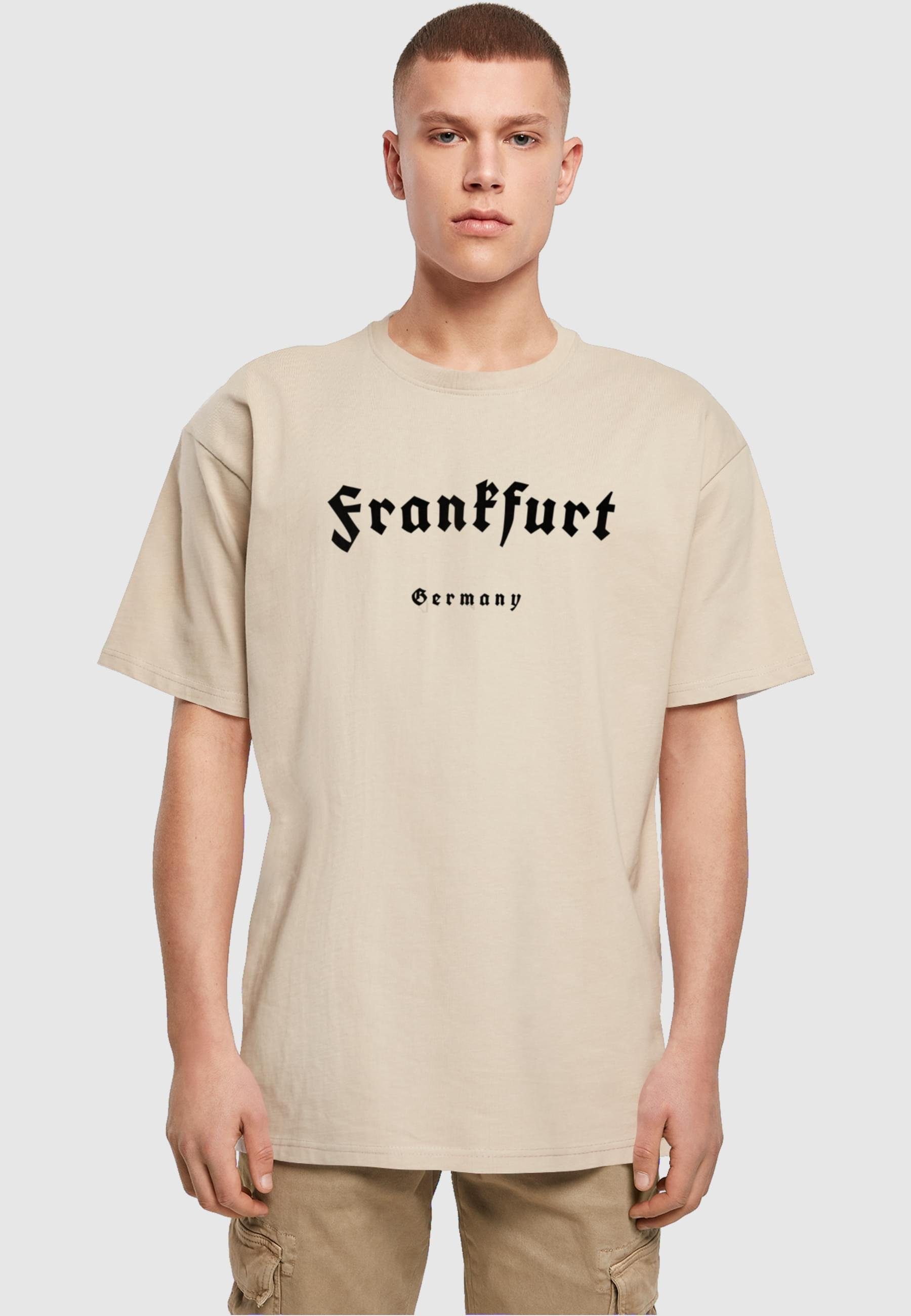 wet T-Shirt sand Herren (1-tlg) Oversize Merchcode Heavy Frankfurt Tee-BY102