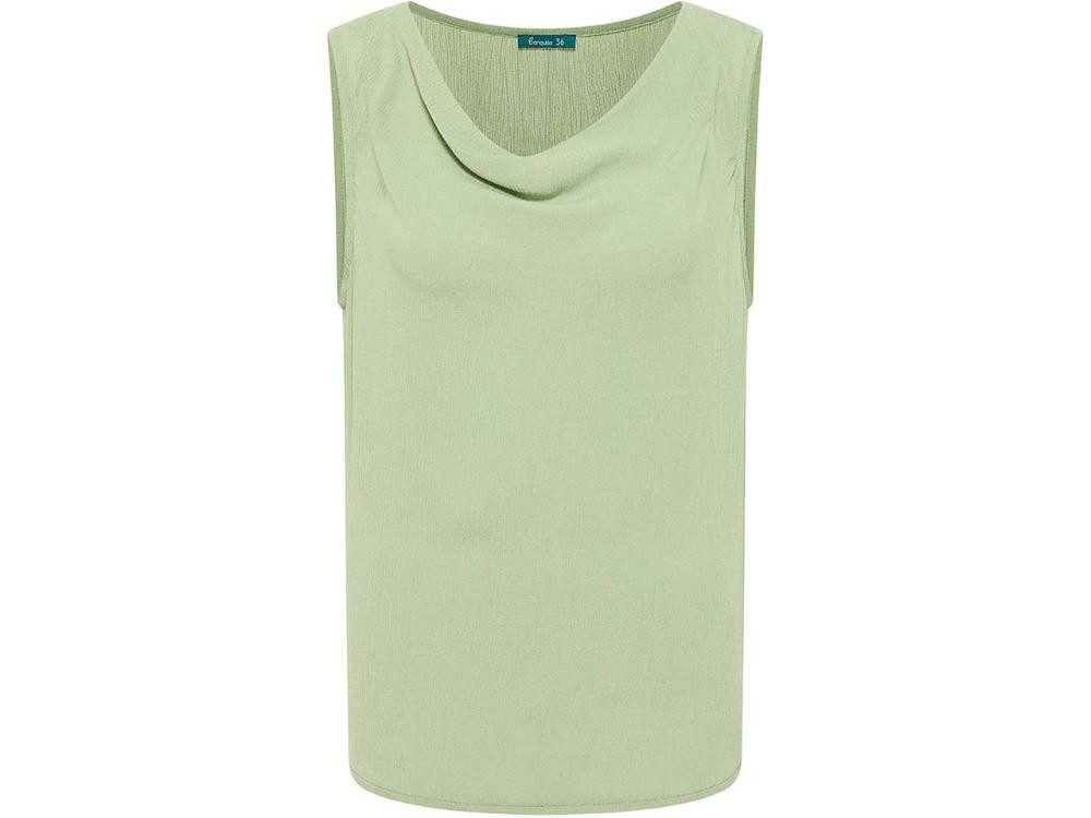 Tranquillo Tanktop tranquillo Bio-Damen-Top aus gekrinkelter EcoVero