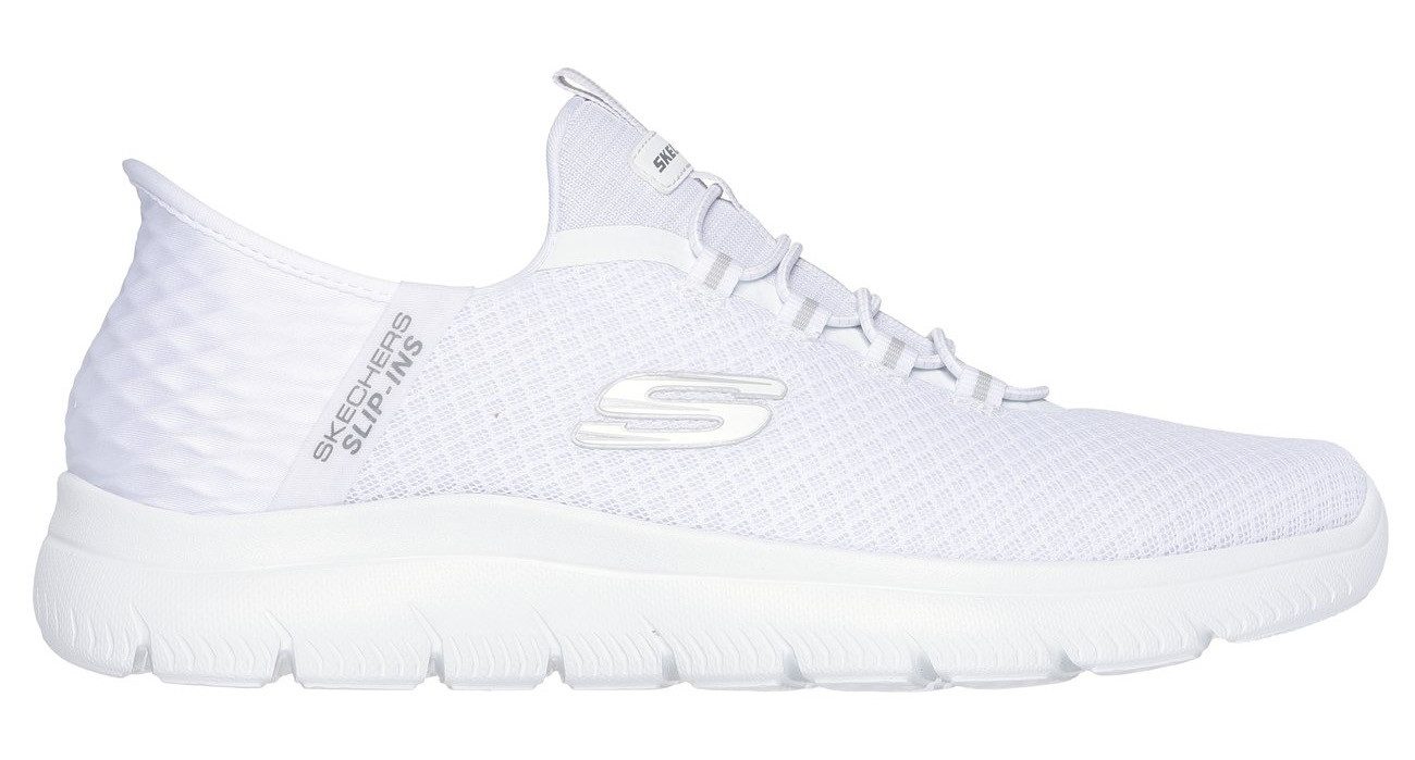 Skechers SUMMITS-HIGH RANGE Slip-On Sneaker, Freizeitschuh mit Slip Ins-Fersenpart für einen leichten Einstieg