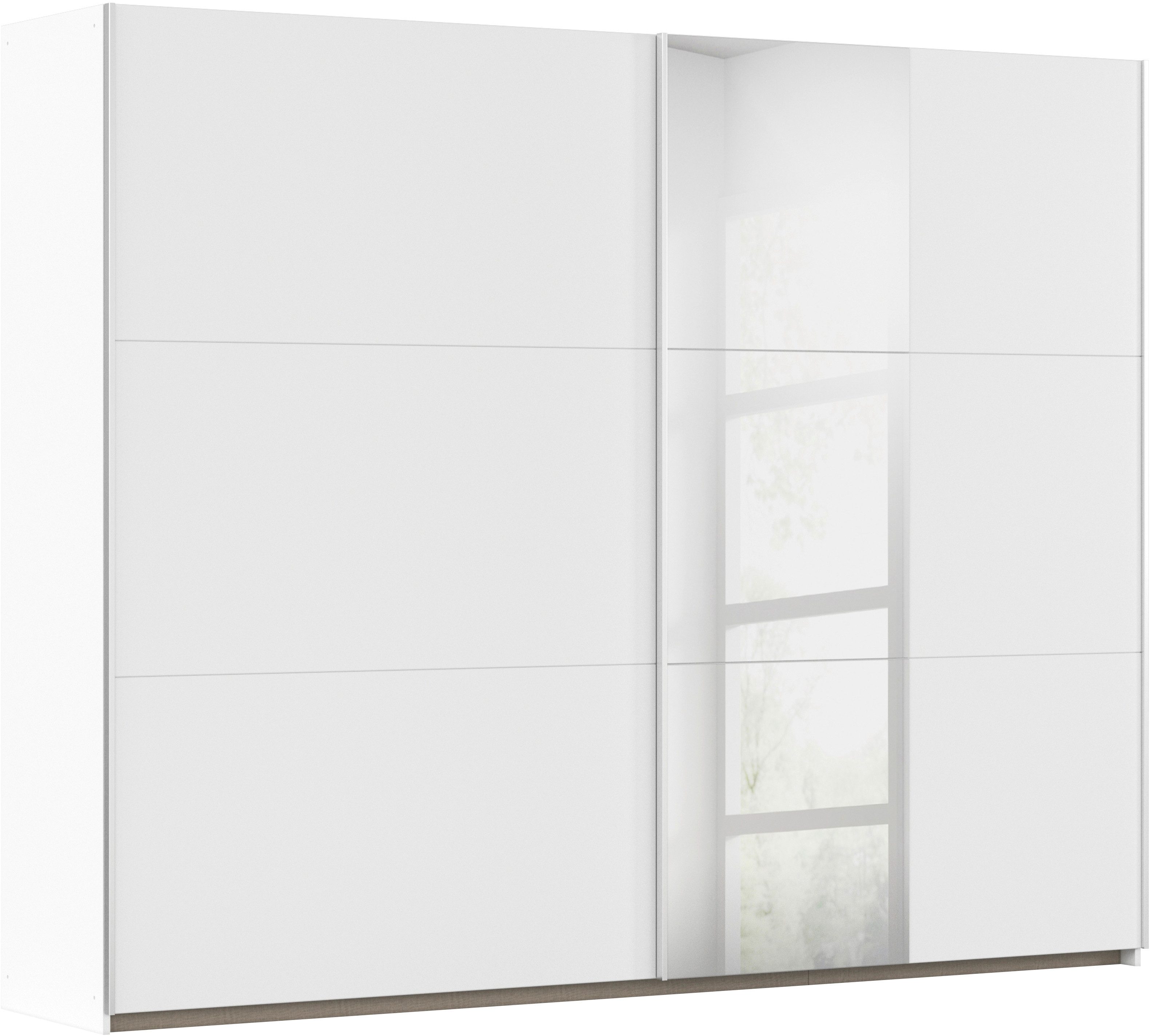 rauch Schwebetürenschrank Kleiderschrank Schrank Garderobe AURELIO (3 Ausstattungen BASIC/CLASSIC/PREMIUM (inkl. SOFT-CLOSE-FUNKTION) zeitloses Design, viele Farben, Breiten 175/218/261 cm MADE IN GERMANY